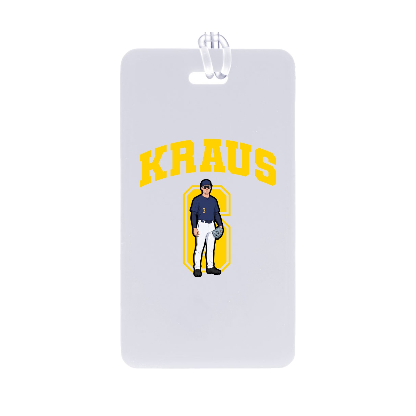 Bag Tag — Number in Classic