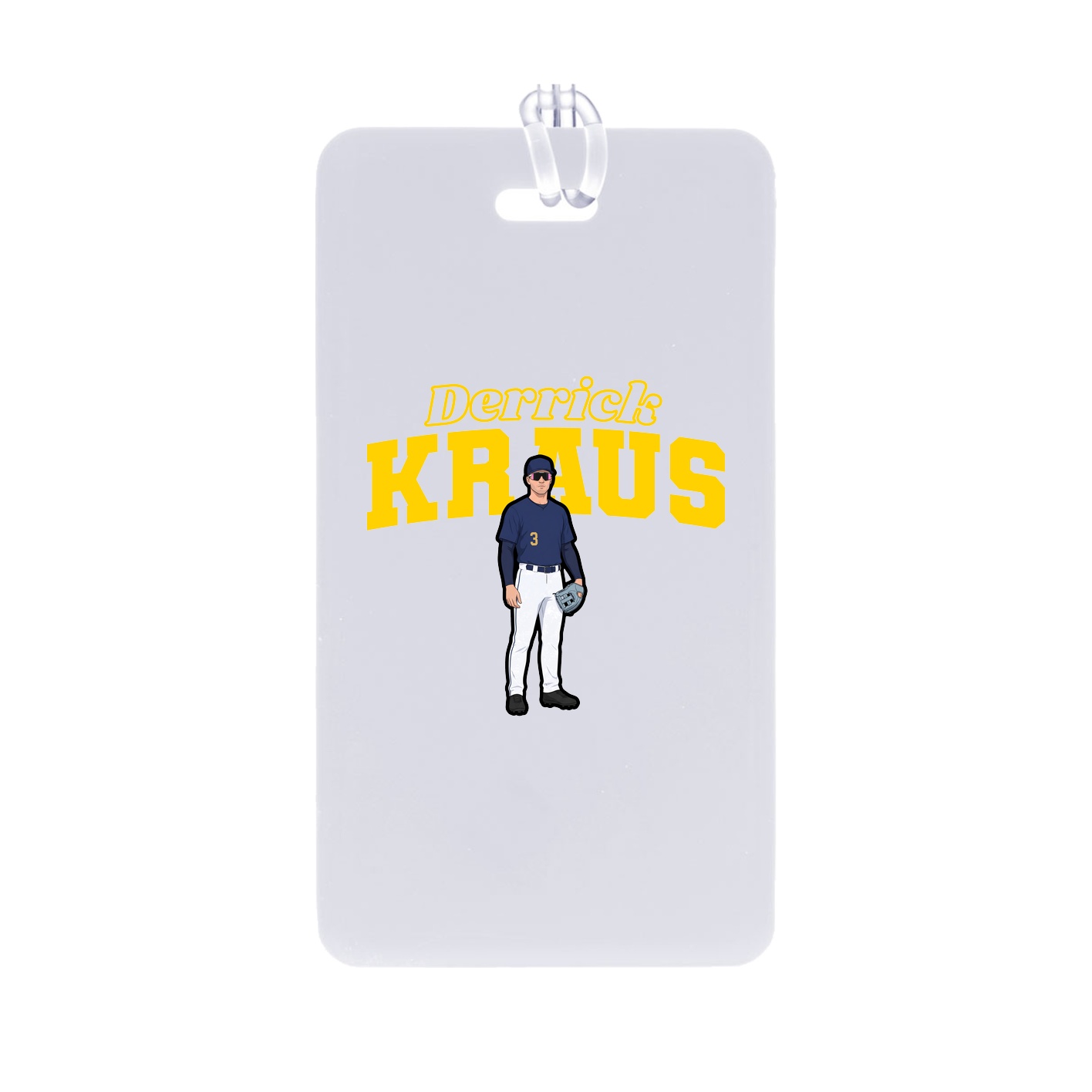 Bag Tag — Name Arch in Classic