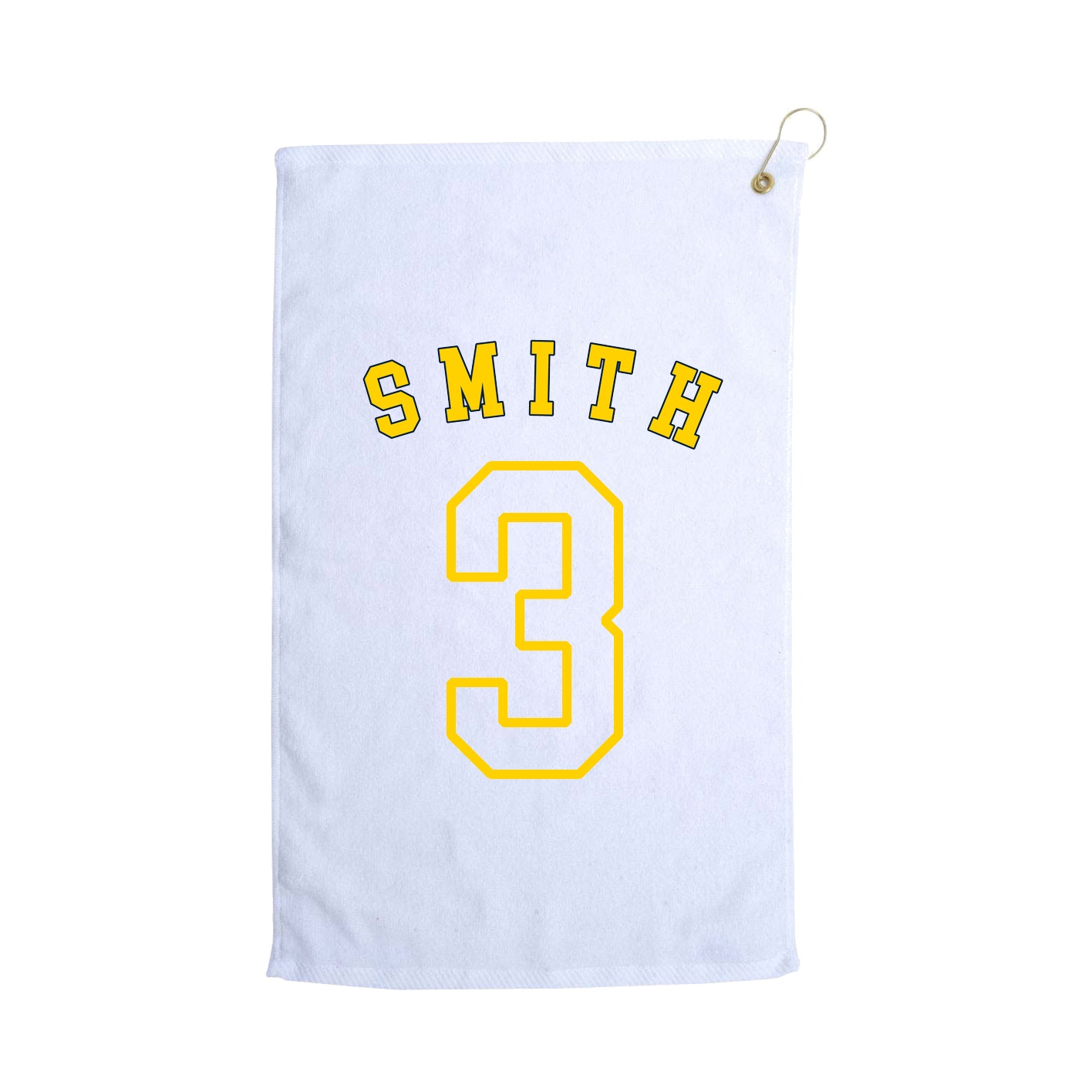 Golf Towel — Shirsey Arch in White