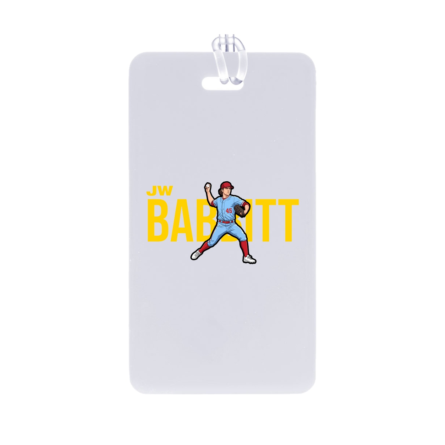 Bag Tag — Player Name in Classic
