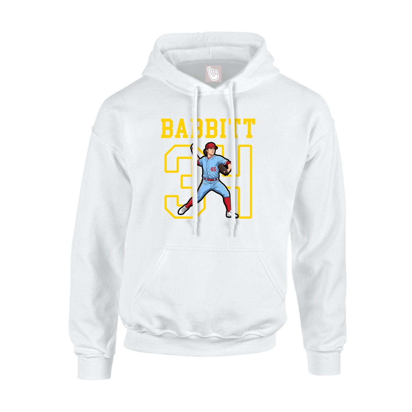 Youth Hoodie — Shirsey in White