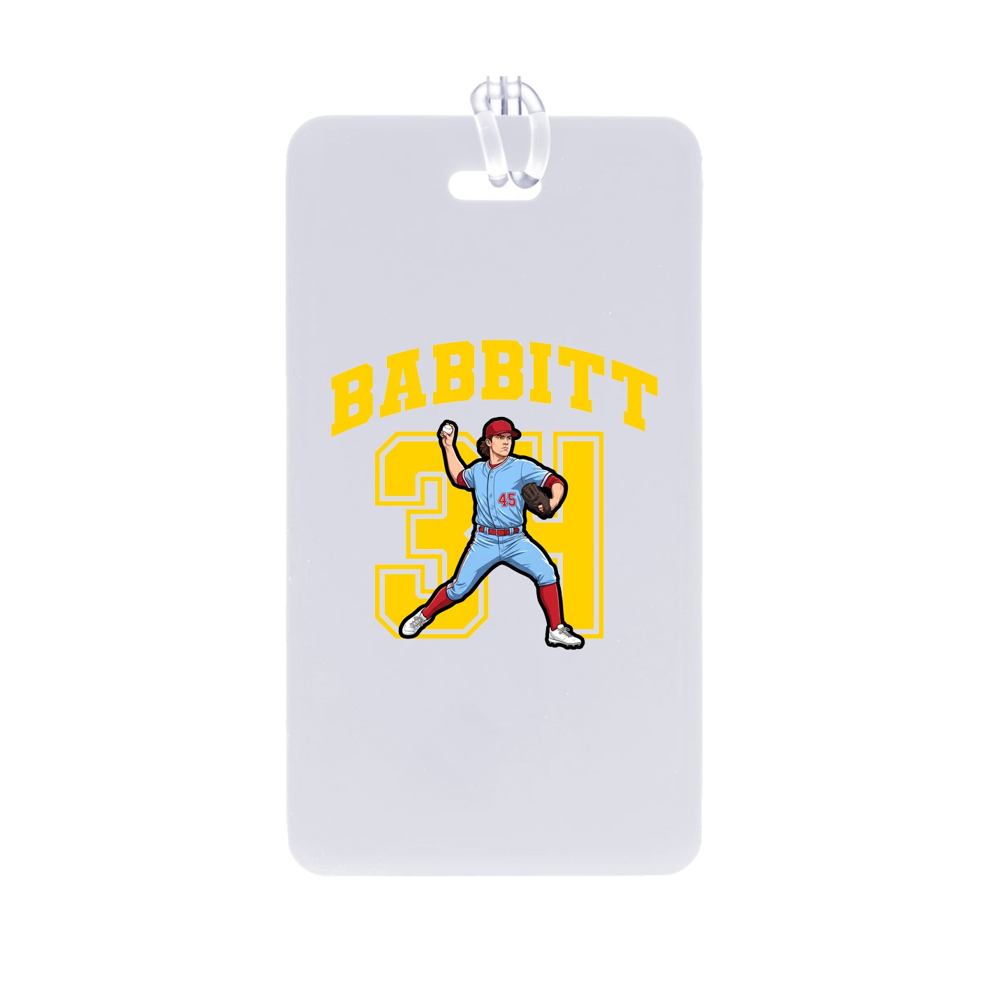 Bag Tag — Number in Classic