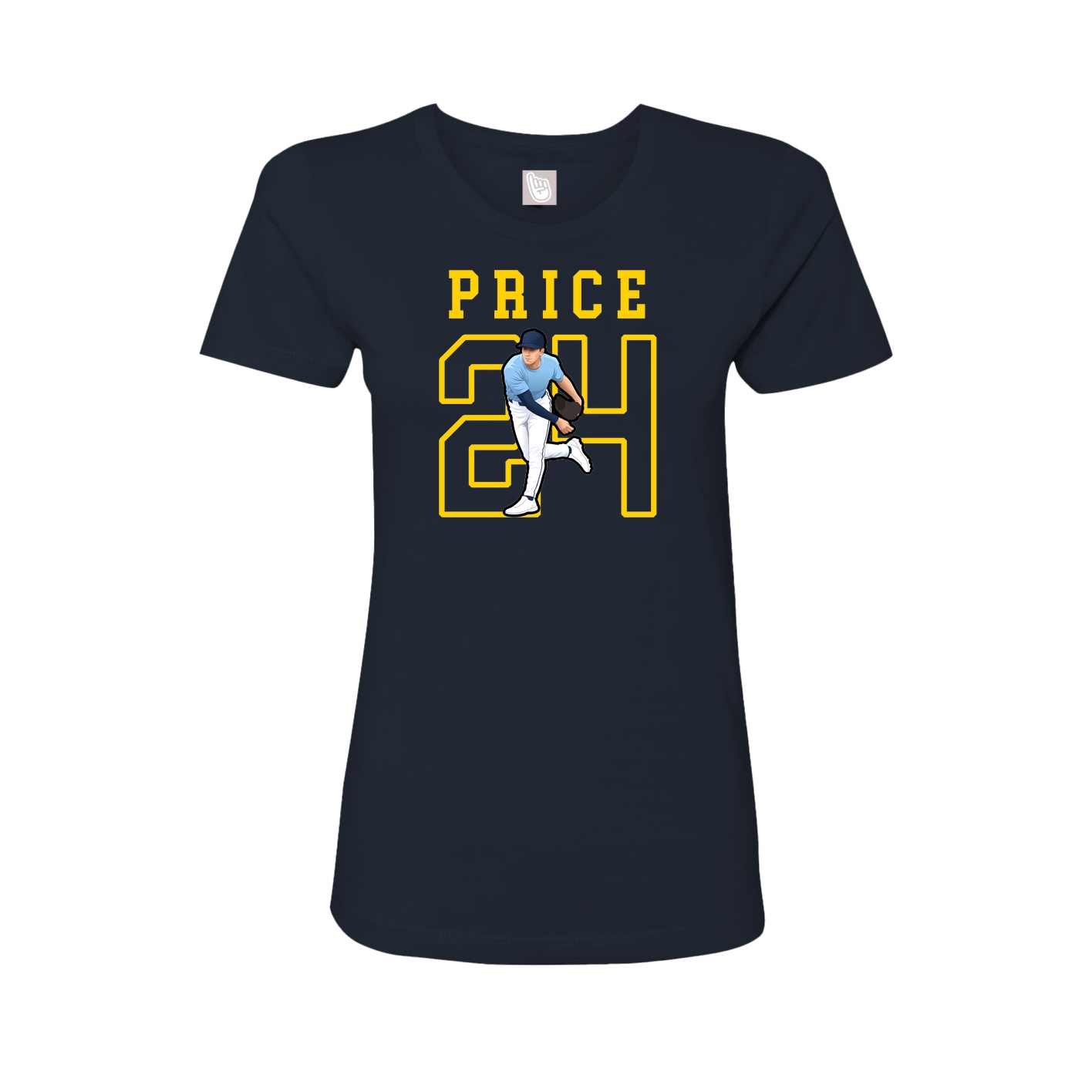 Fitted Women's Tee — Shirsey in Navy