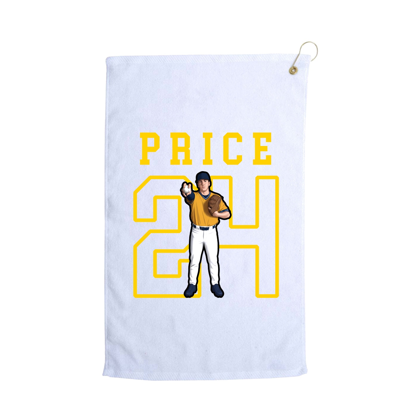 Golf Towel — Shirsey in White