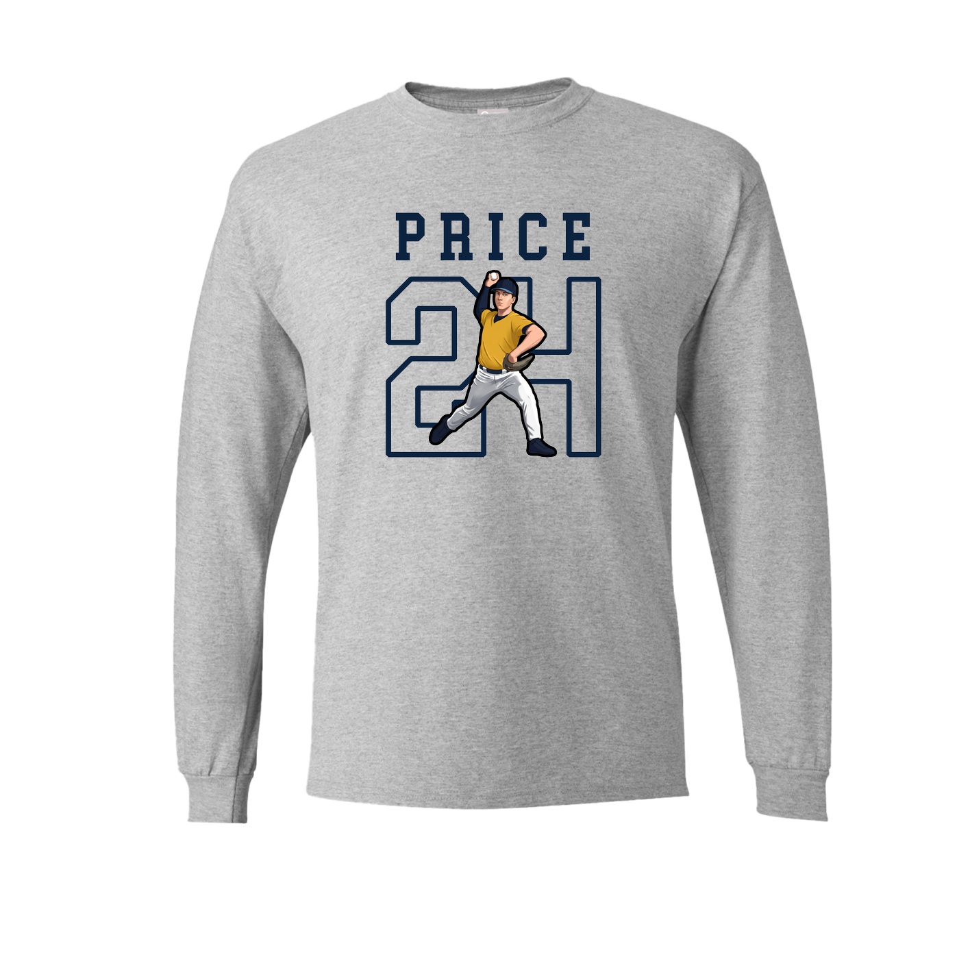 Long Sleeve Tee — Shirsey in Grey