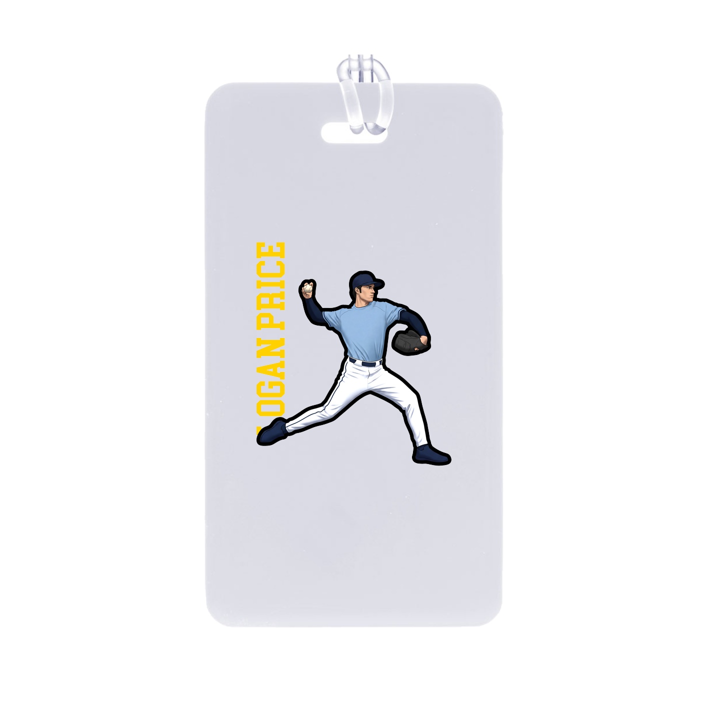 Bag Tag — Name Vertical in Classic