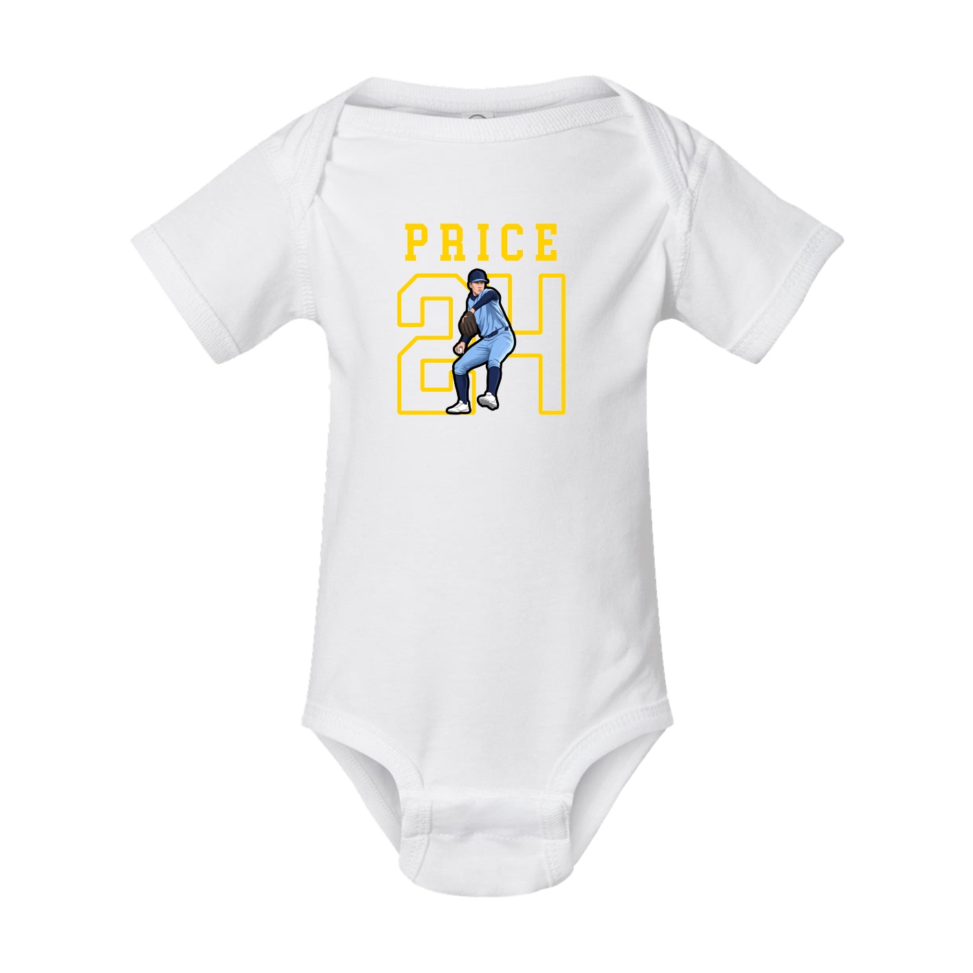 Baby Onesie — Shirsey in White