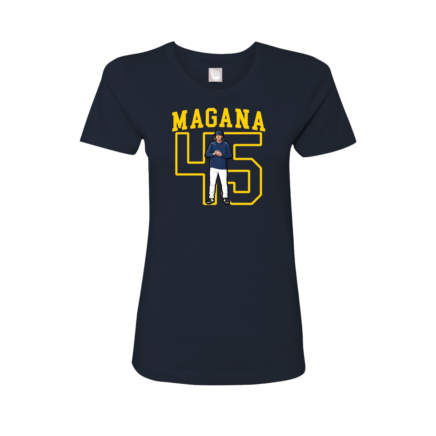 Fitted Women's Tee — Shirsey in Navy