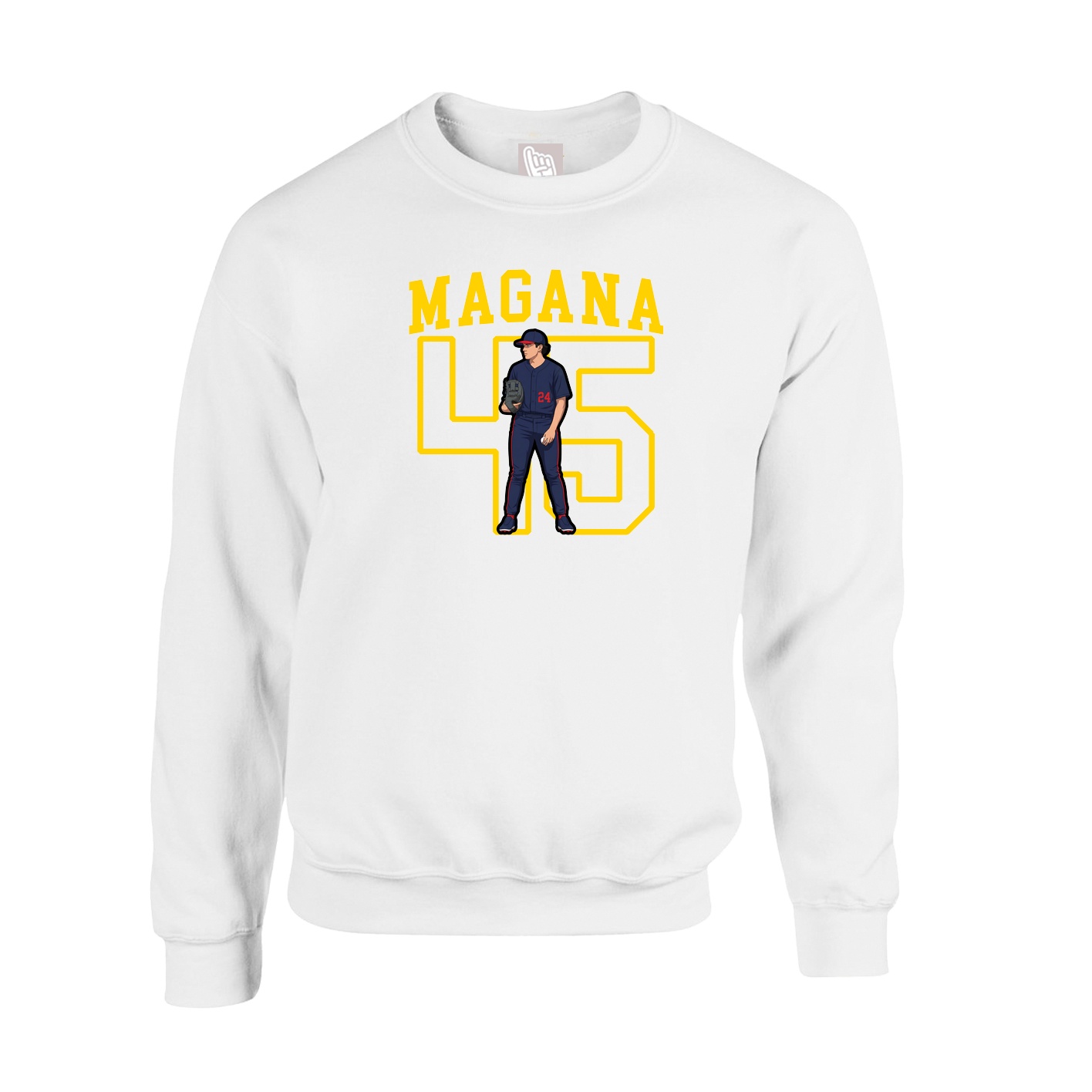Fleece Crew — Shirsey in White