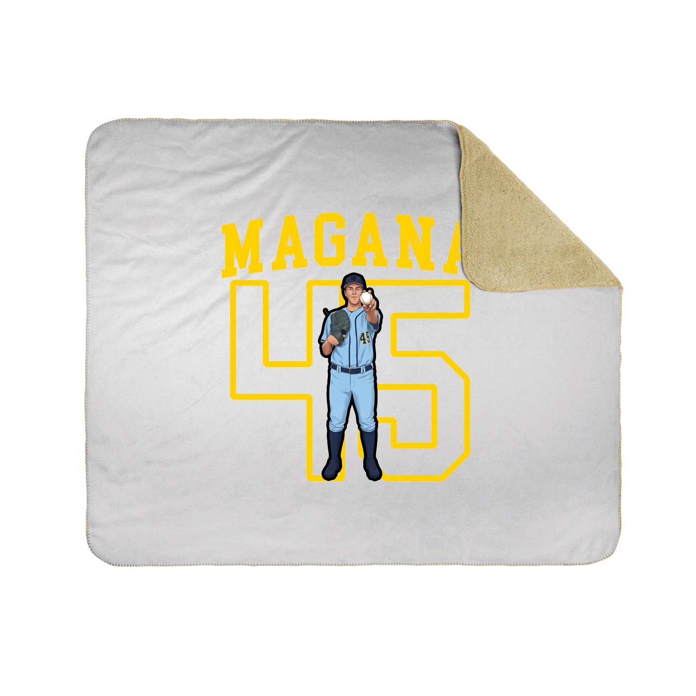 Throw Blanket — Shirsey in White