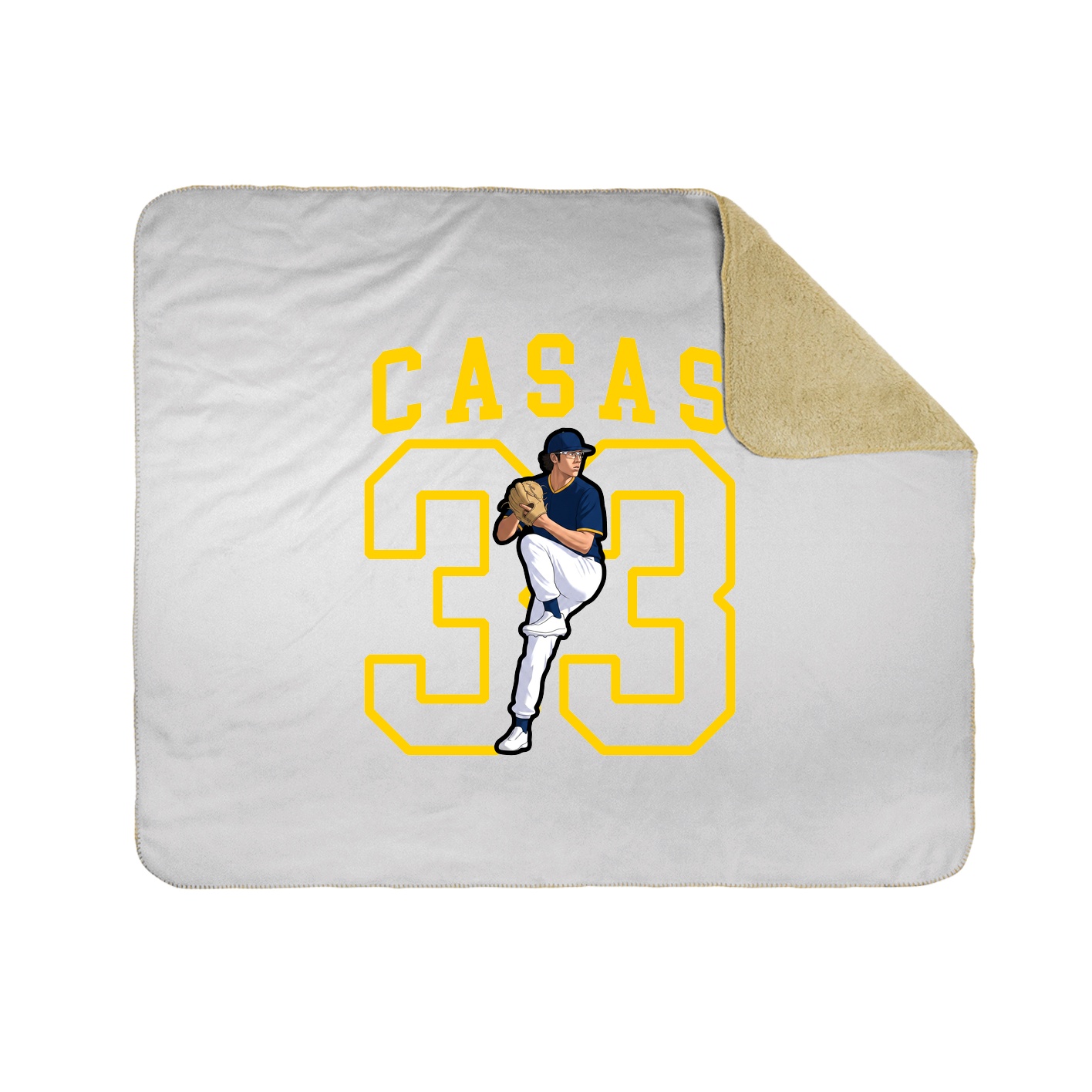 Throw Blanket — Shirsey in White
