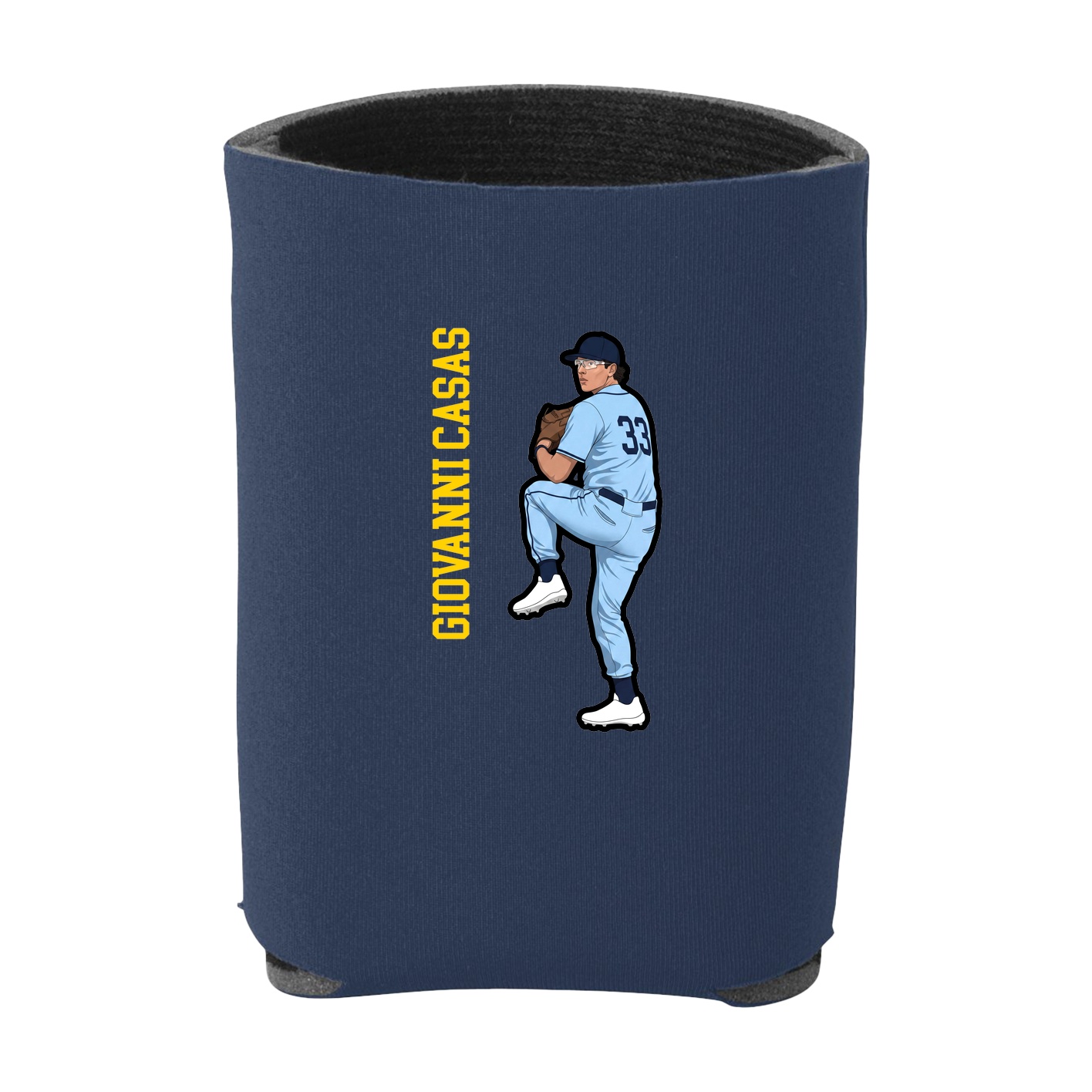 Can Holder — Name Vertical in Navy