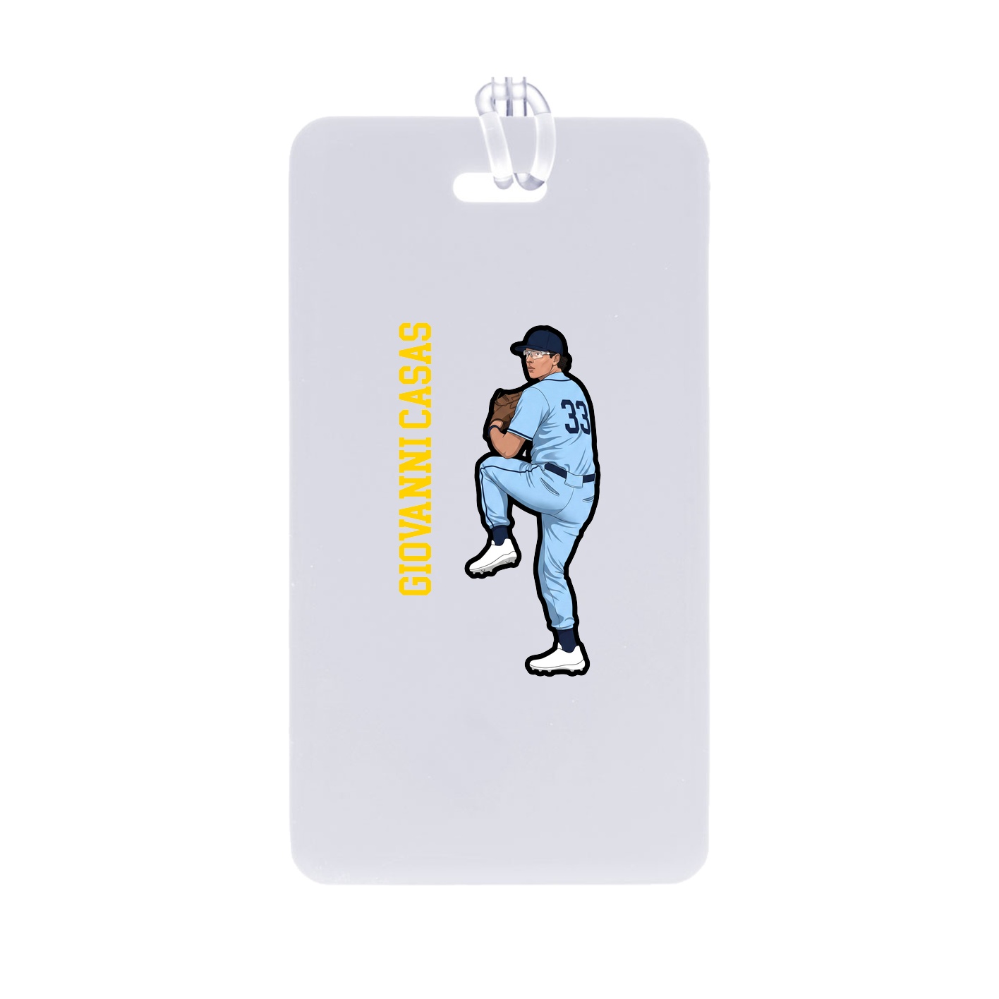 Bag Tag — Name Vertical in Classic