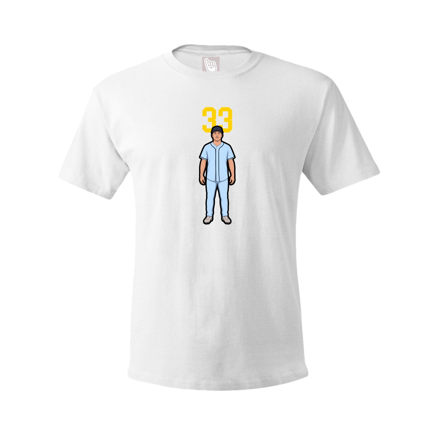 Tee — Number Top in White