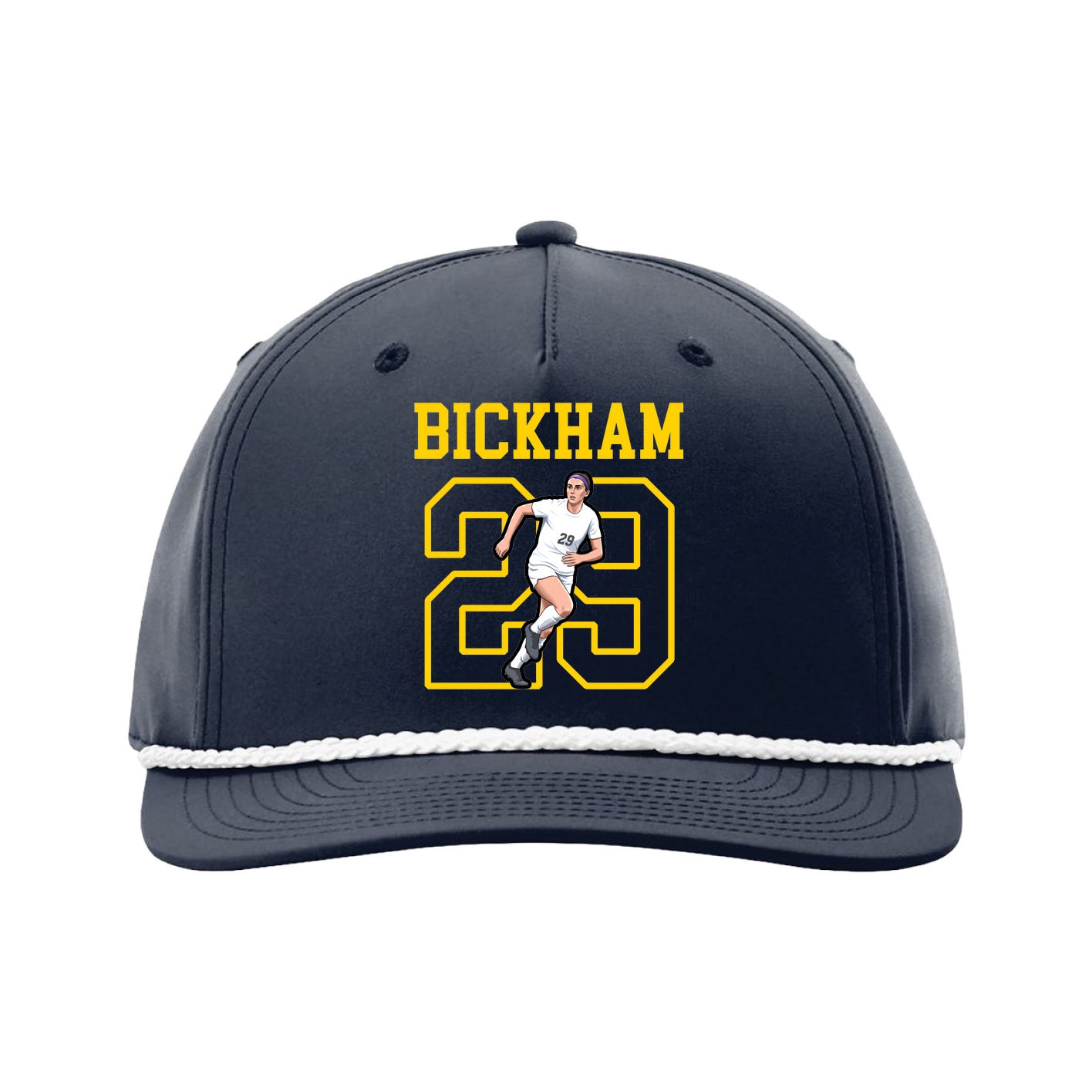 Five-Panel Classic Rope Cap — Shirsey in Navy