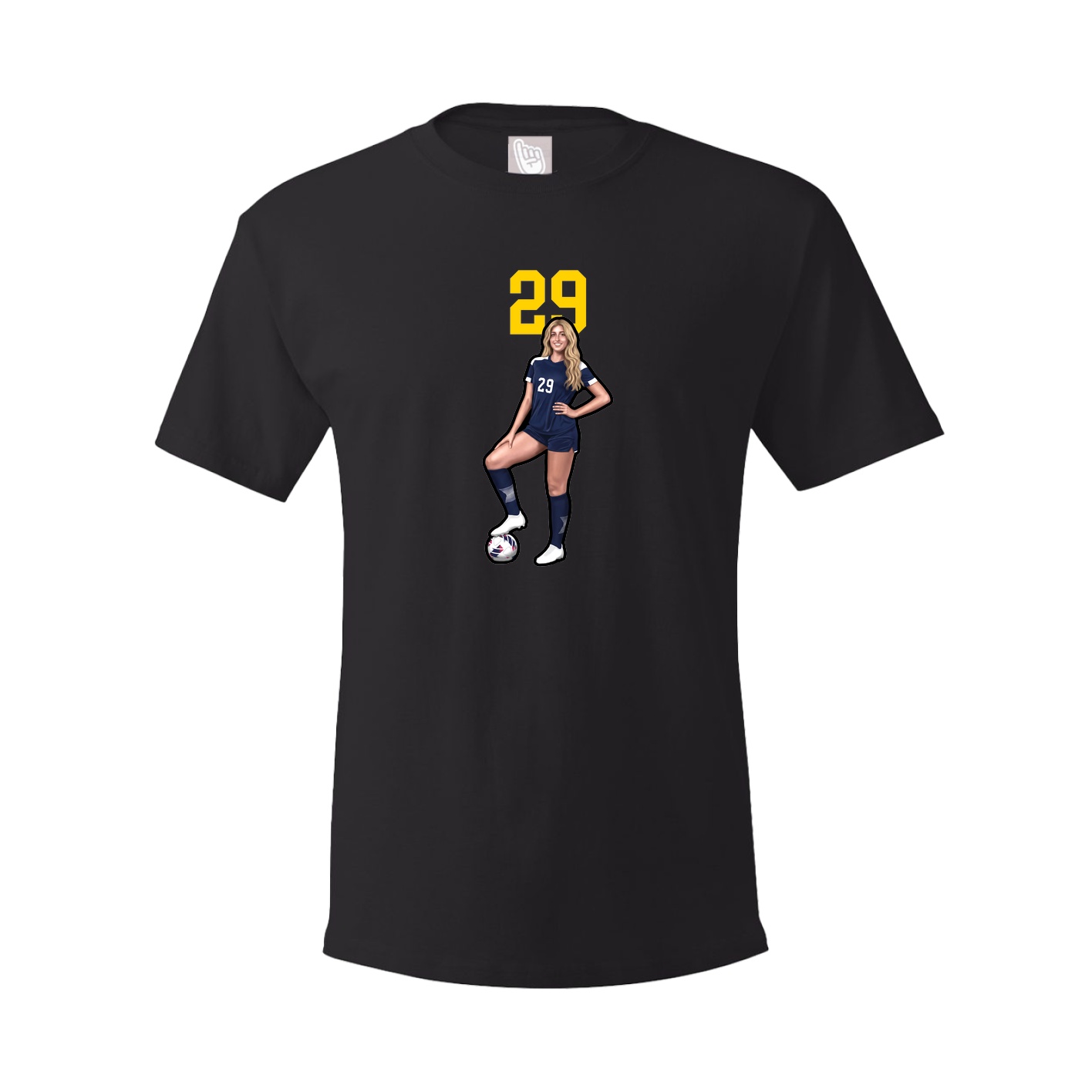 Tee — Number Top in Black