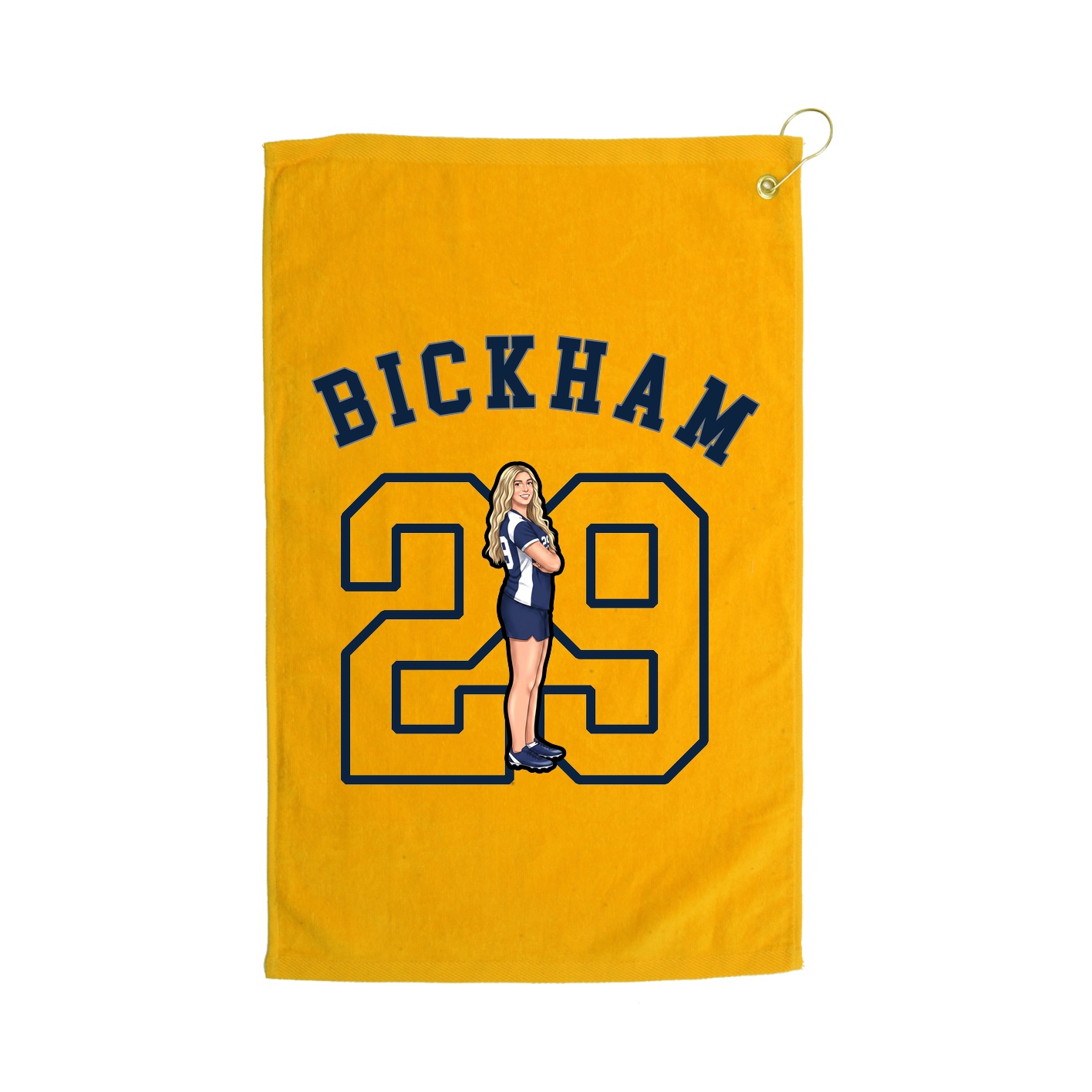 Golf Towel — Shirsey Arch in Gold