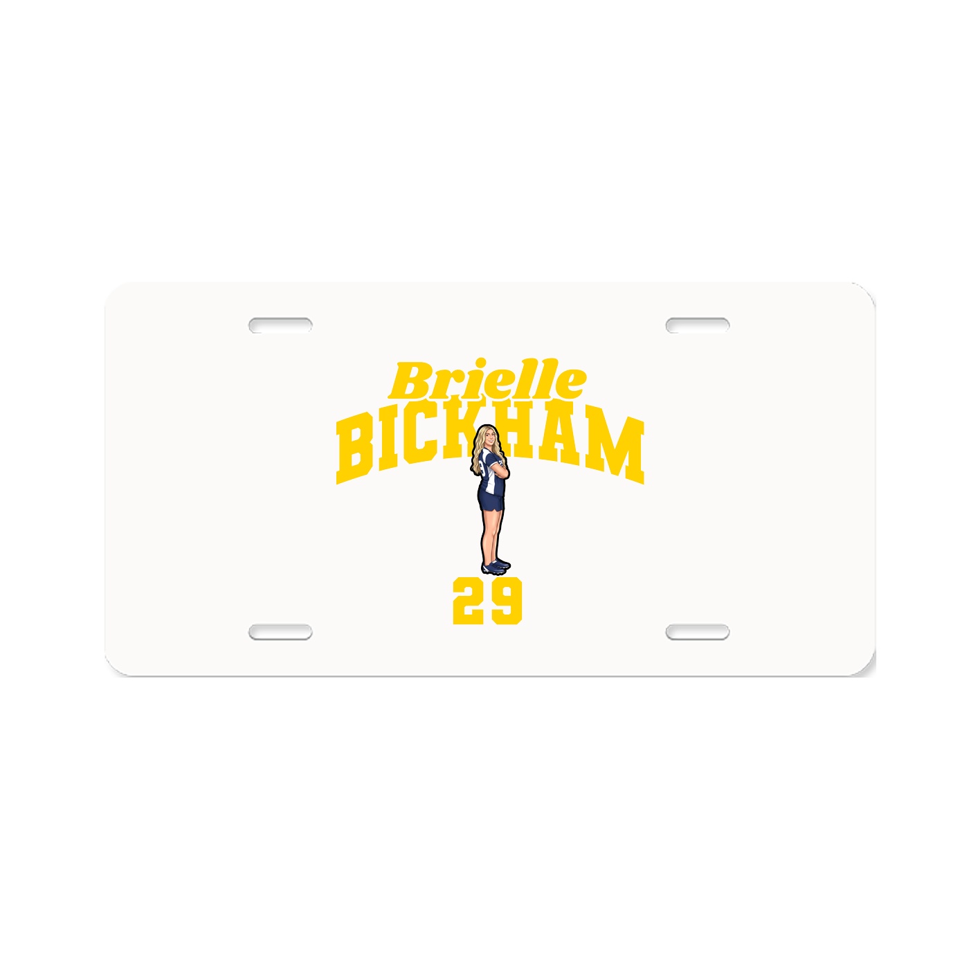 License Plate — Signature Arch in Classic