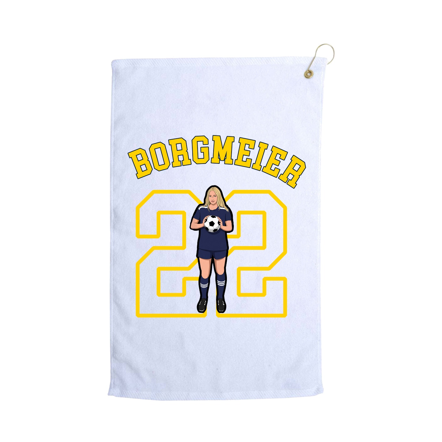Golf Towel — Shirsey Arch in White