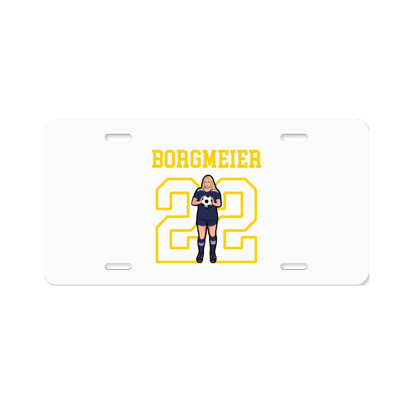 License Plate — Shirsey in Classic