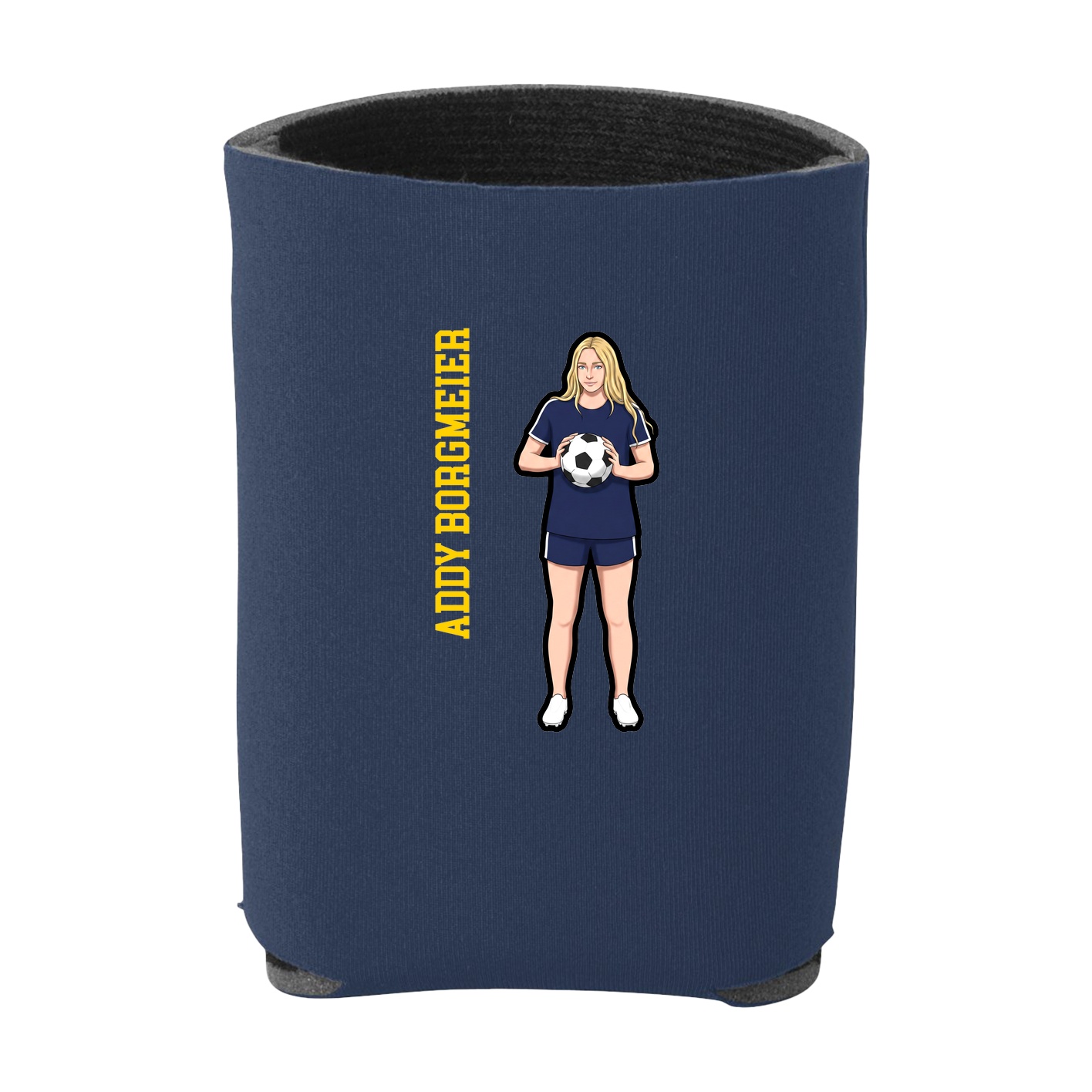 Can Holder — Name Vertical in Navy