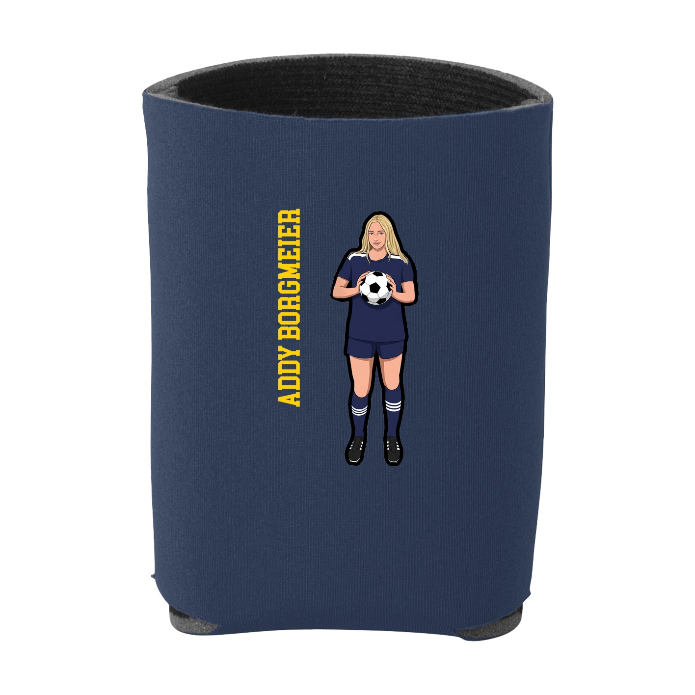 Can Holder — Name Vertical in Navy