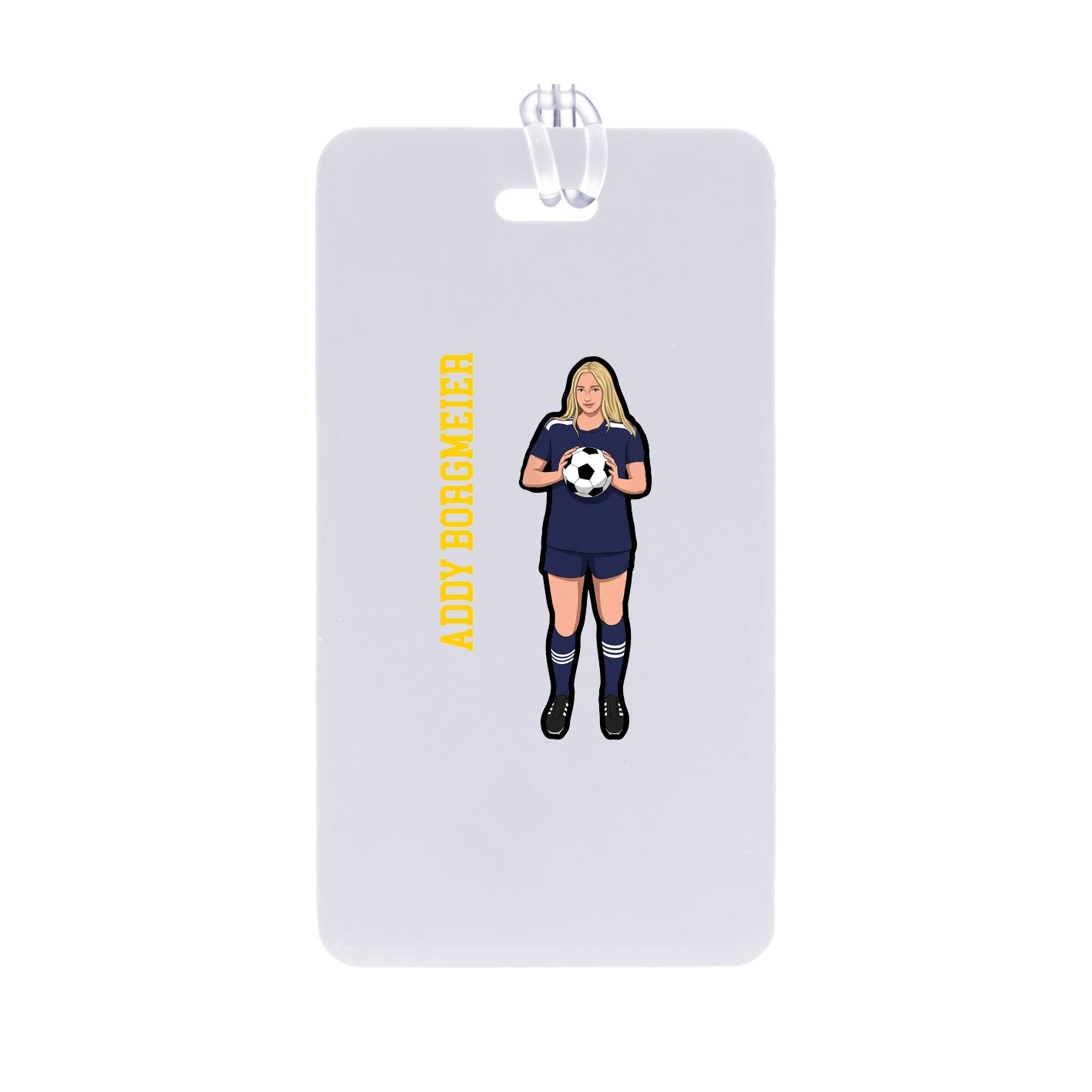 Bag Tag — Name Vertical in Classic