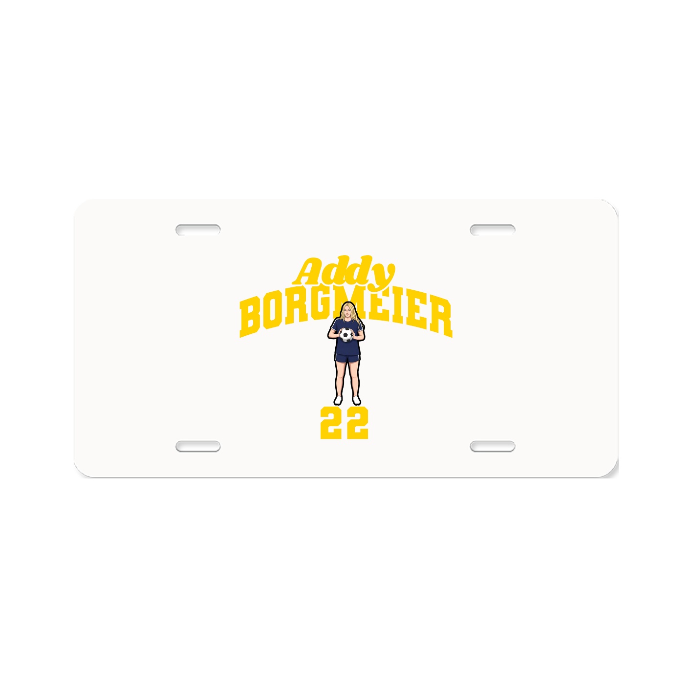 License Plate — Signature Arch in Classic