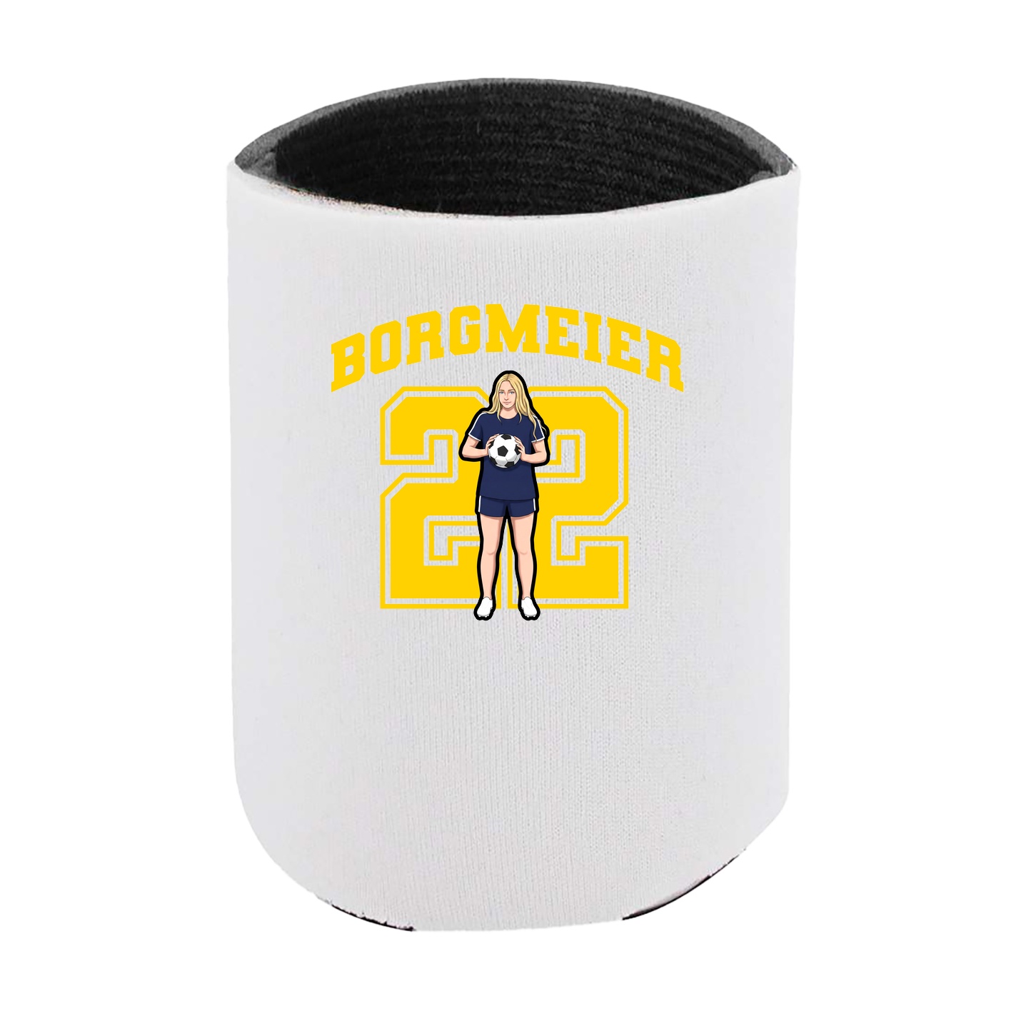 Can Holder — Number in White