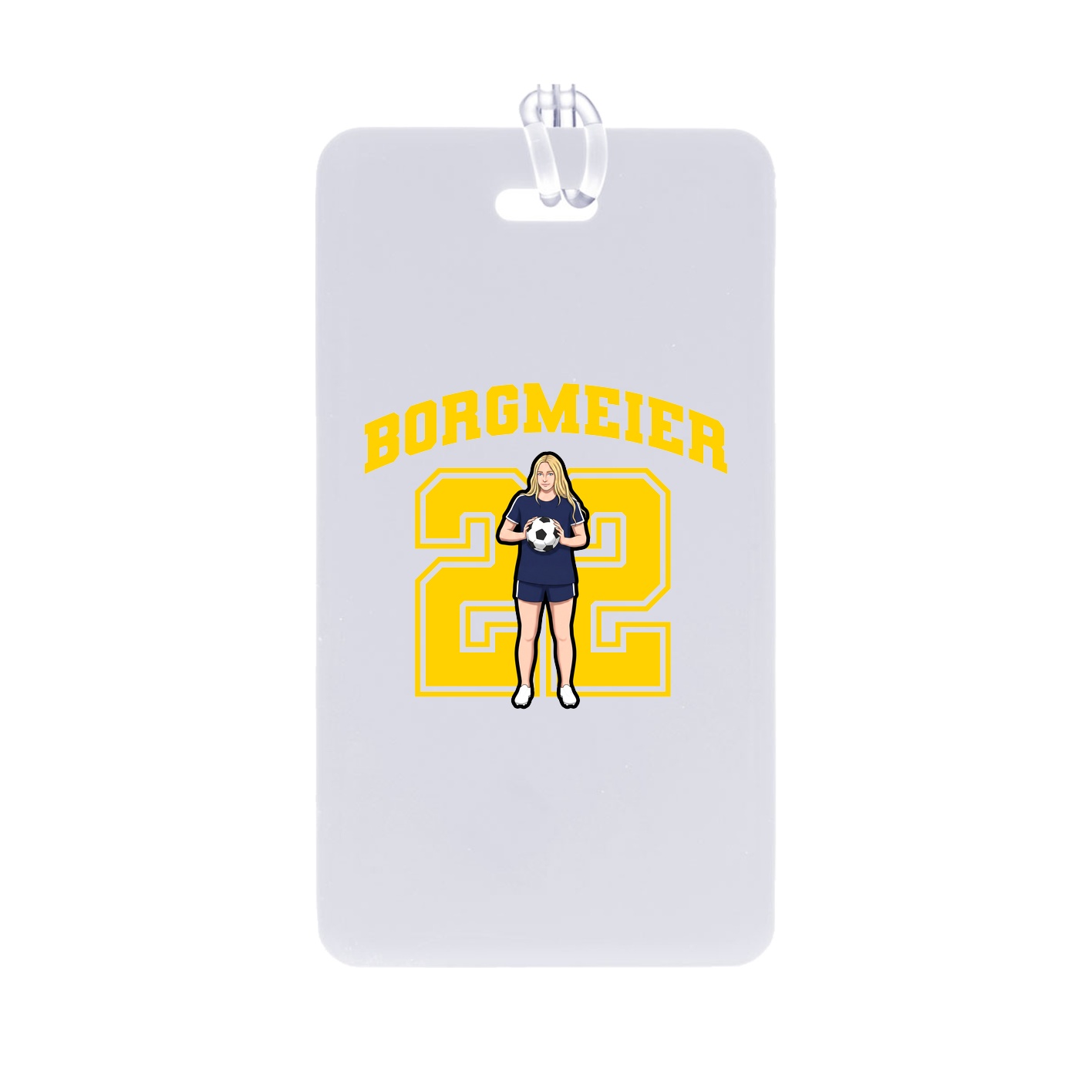 Bag Tag — Number in Classic