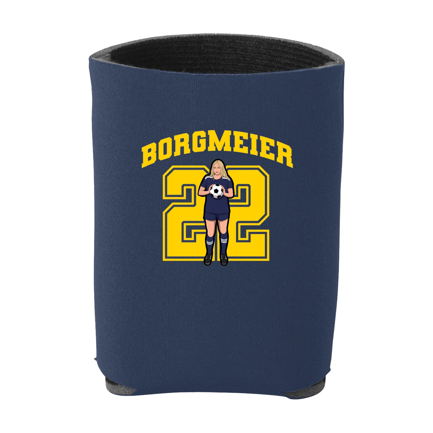 Can Holder — Number in Navy