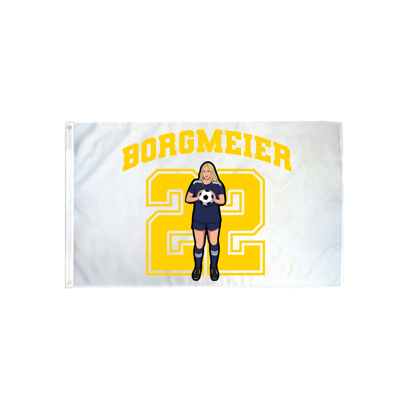 3x5 Flag — Number in Classic