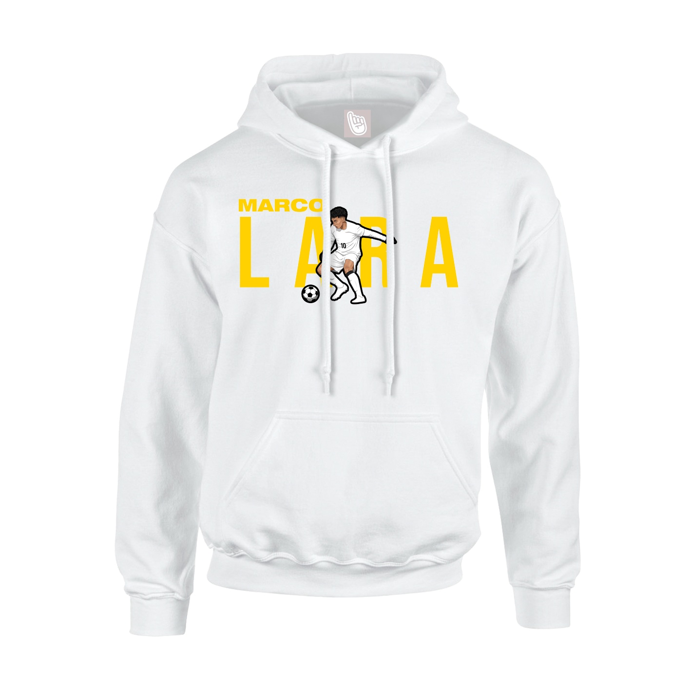 Youth Hoodie — Player Name in White