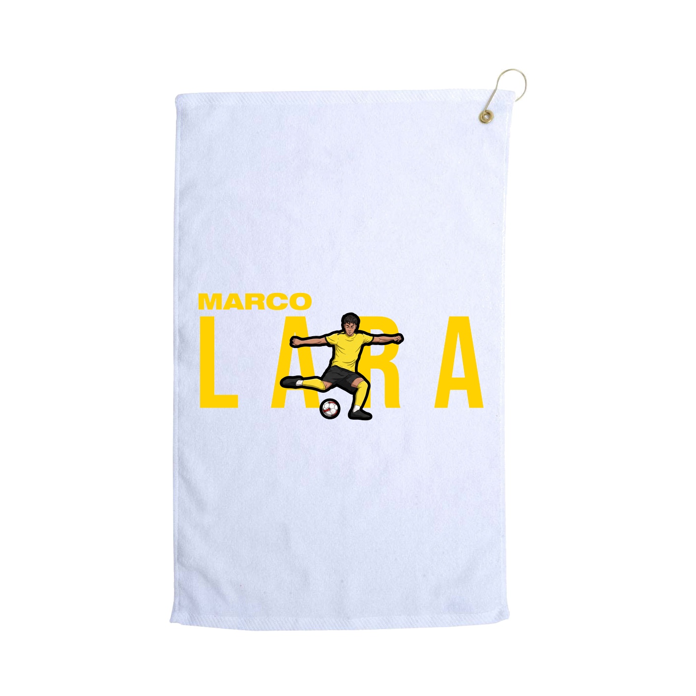 Golf Towel — Player Name in White