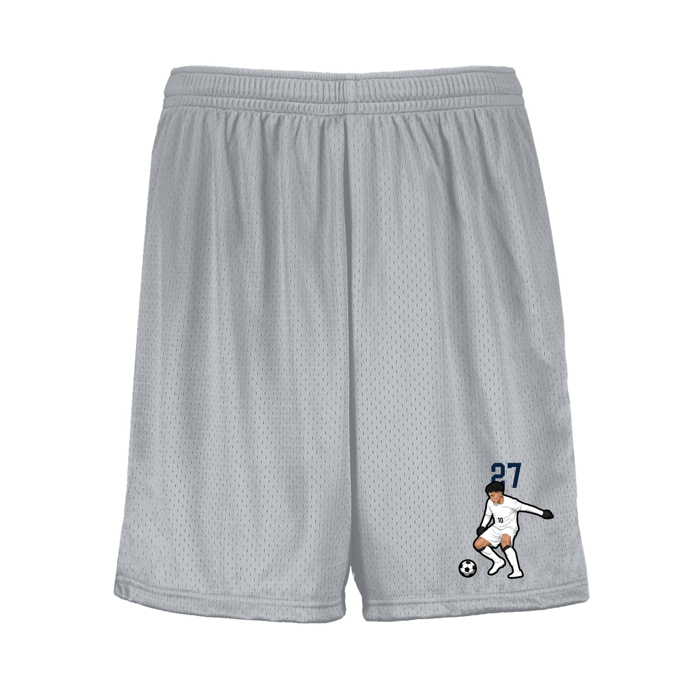Shorts — Number Top in Silver