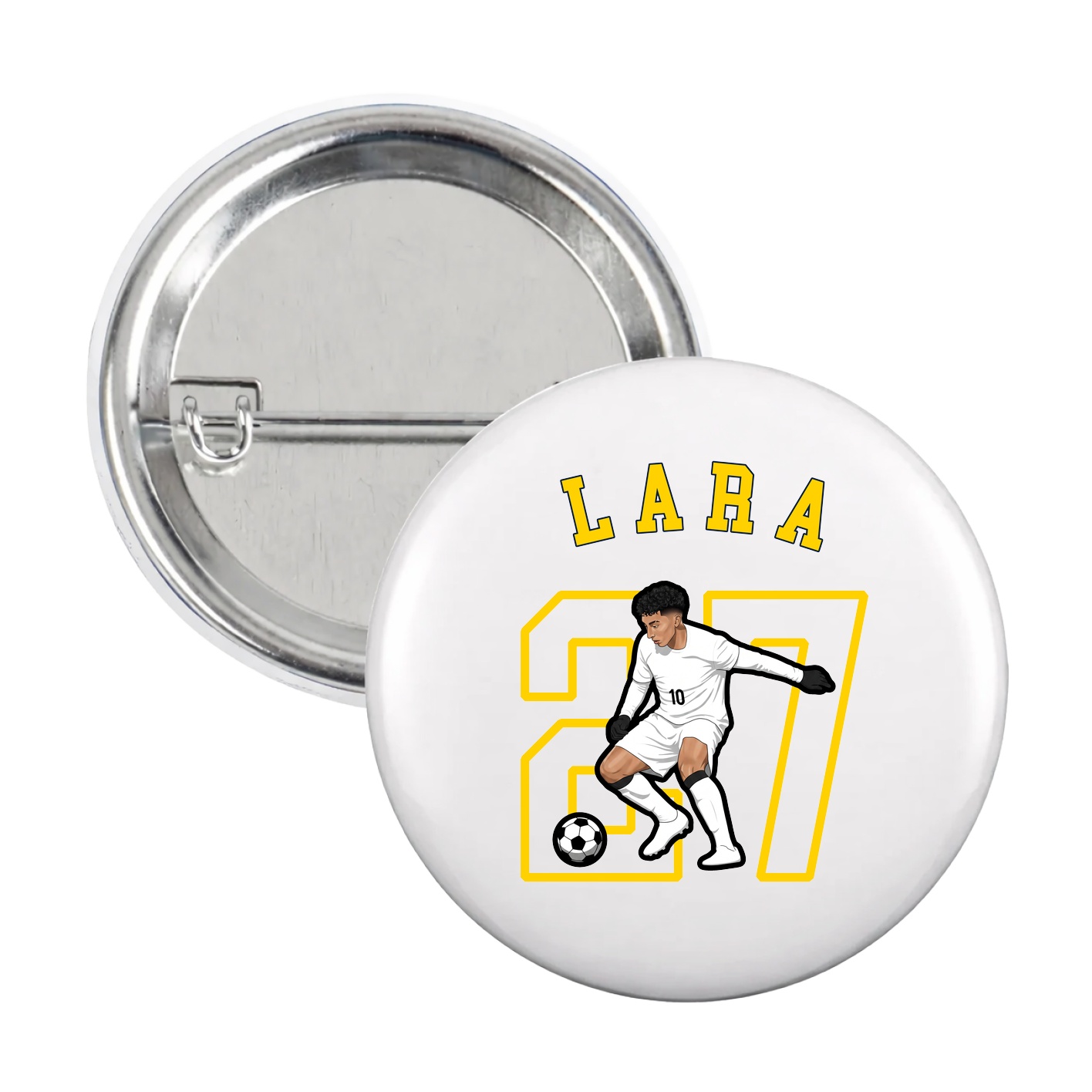 Game Day Button — Shirsey Arch in White