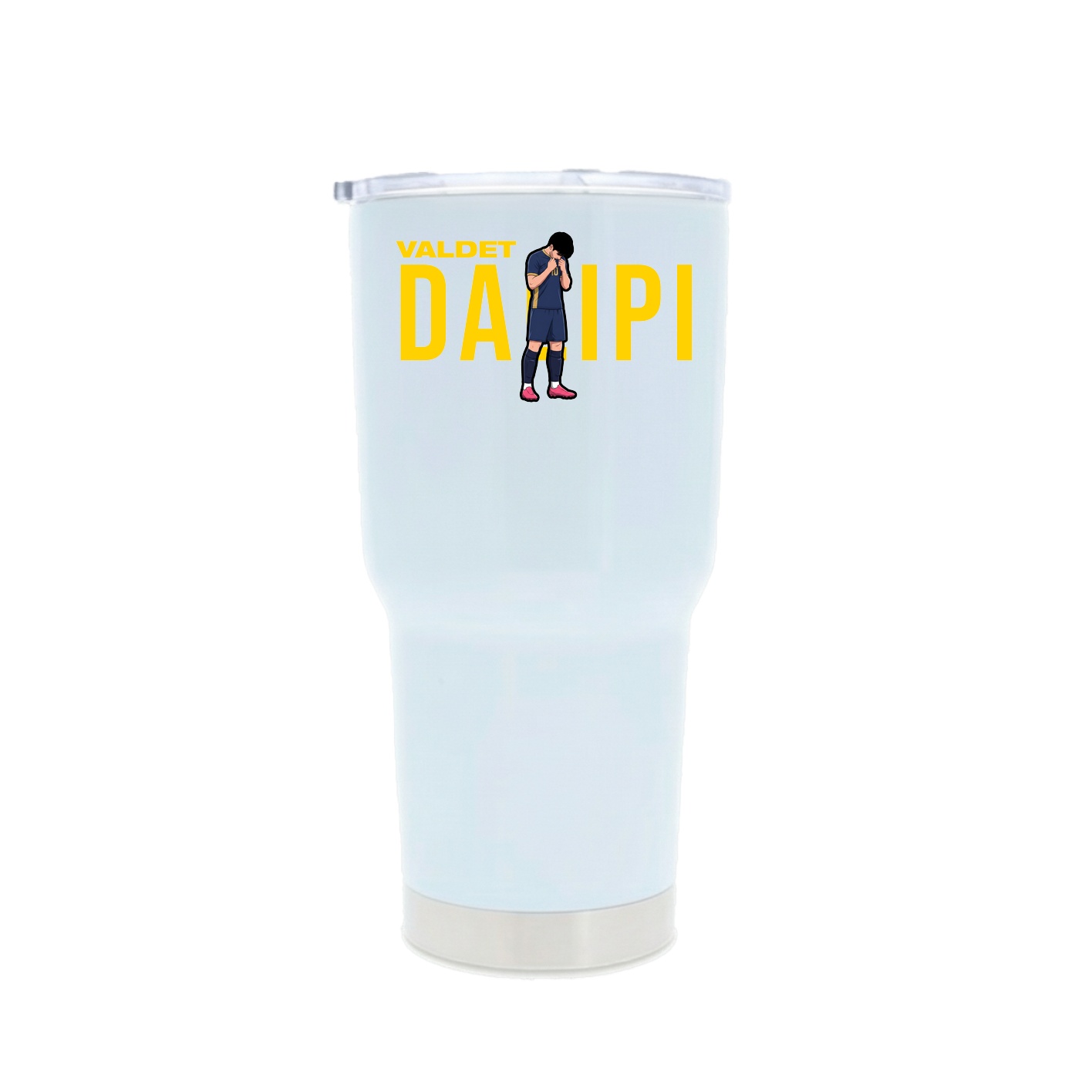 30oz Stainless Steel Tumbler — Player Name in White