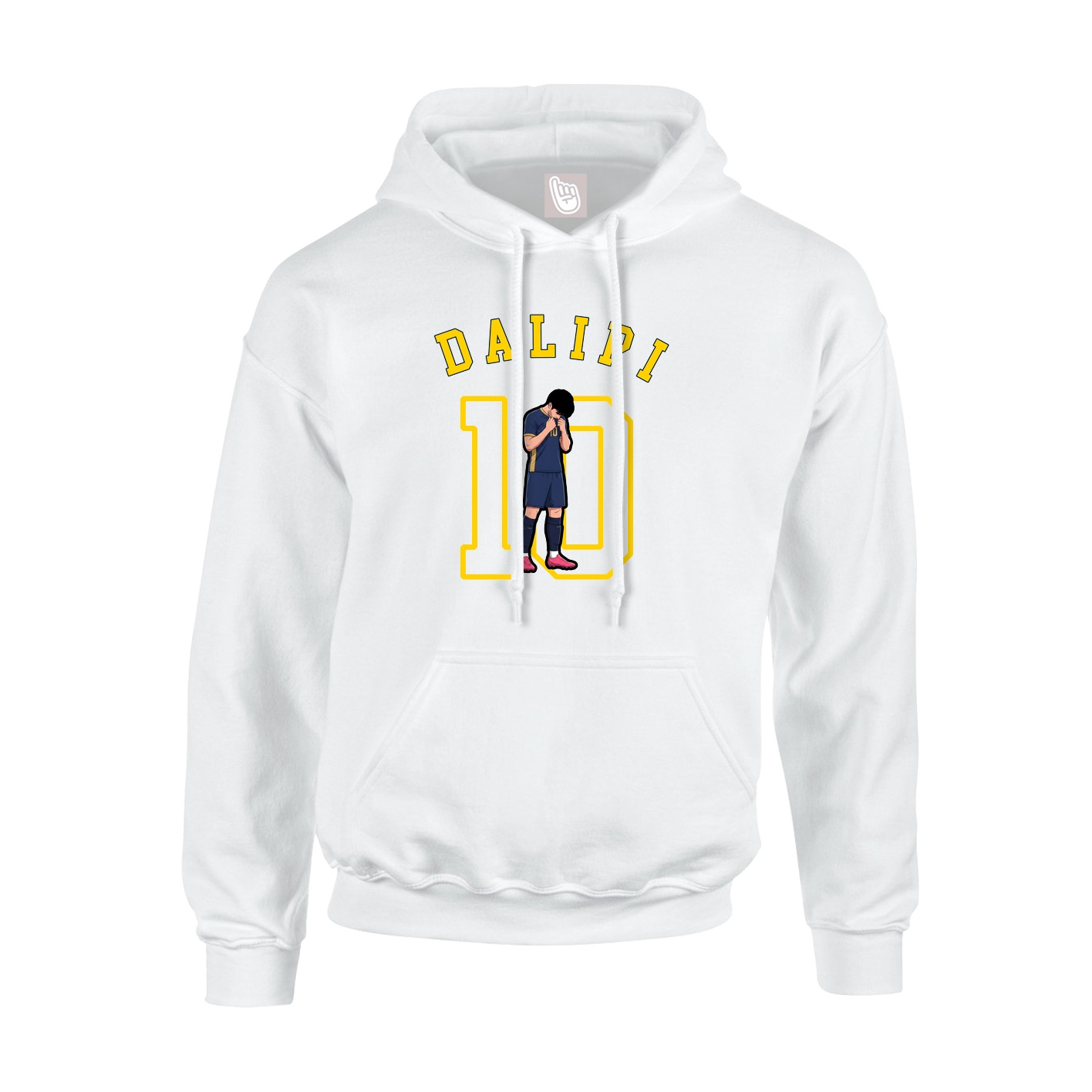 Youth Hoodie — Shirsey Arch in White