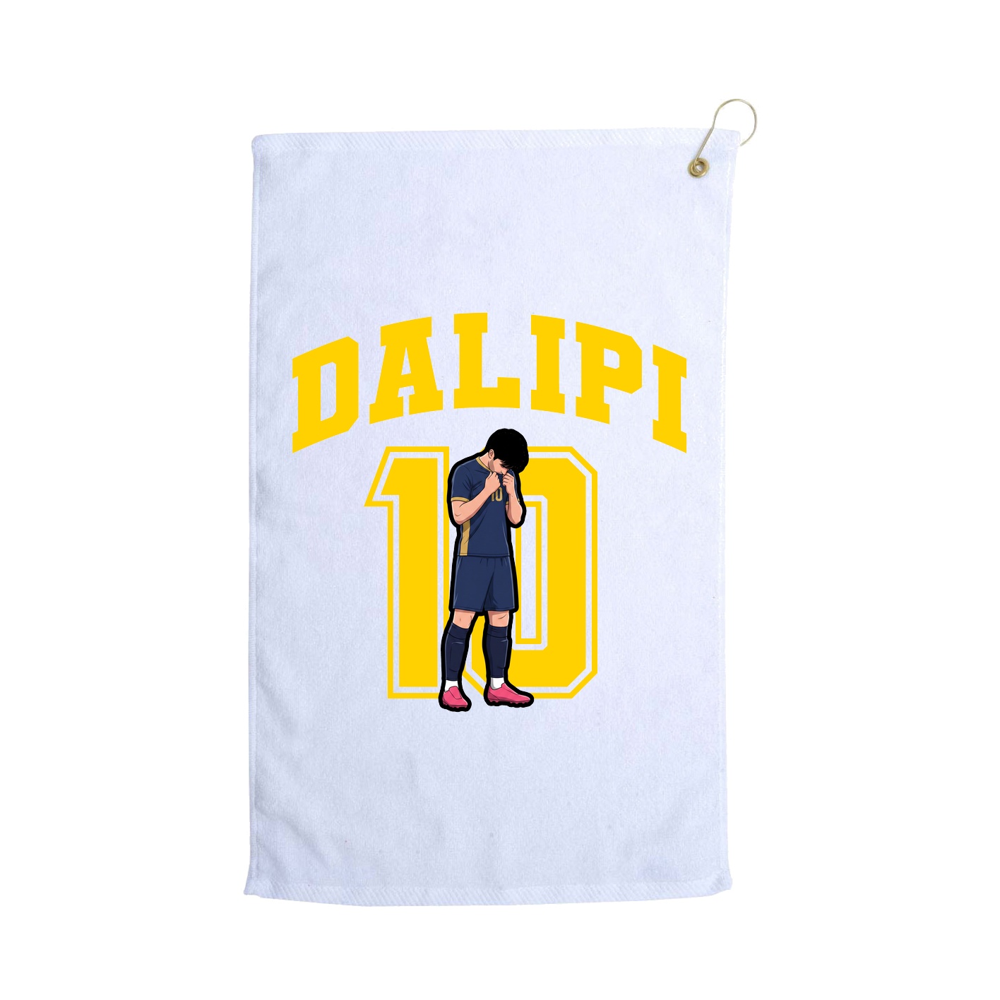 Golf Towel — Number in White