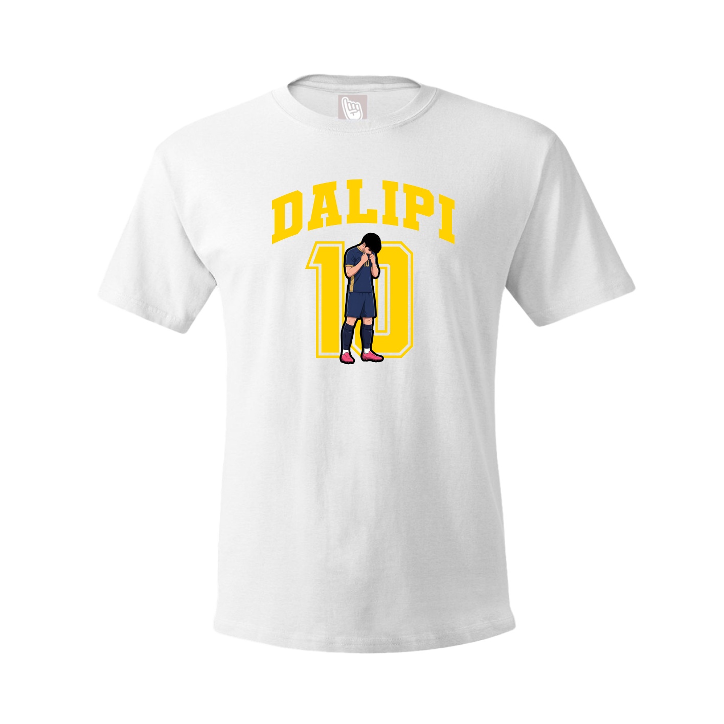 Youth Tee — Number in White