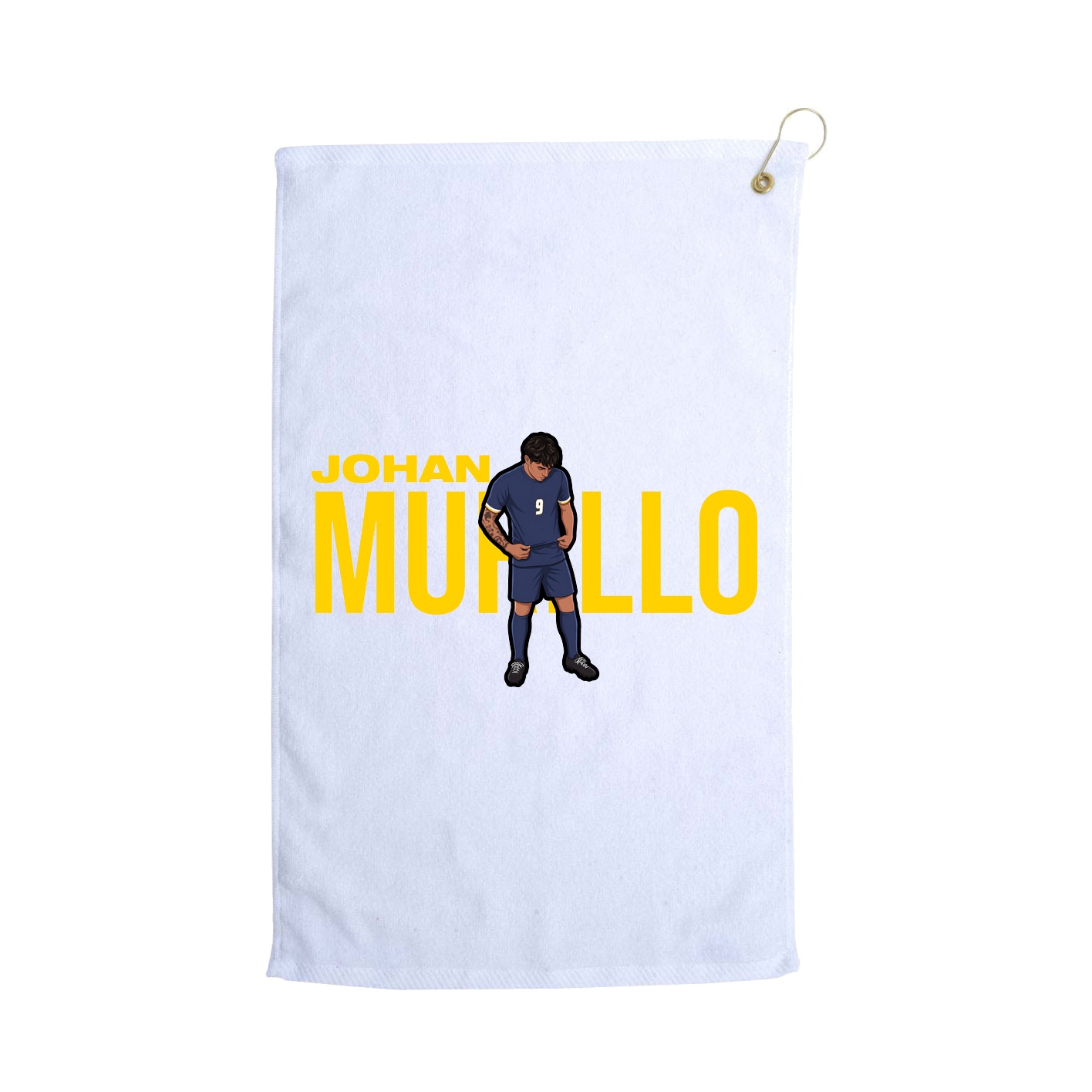 Golf Towel — Player Name in White