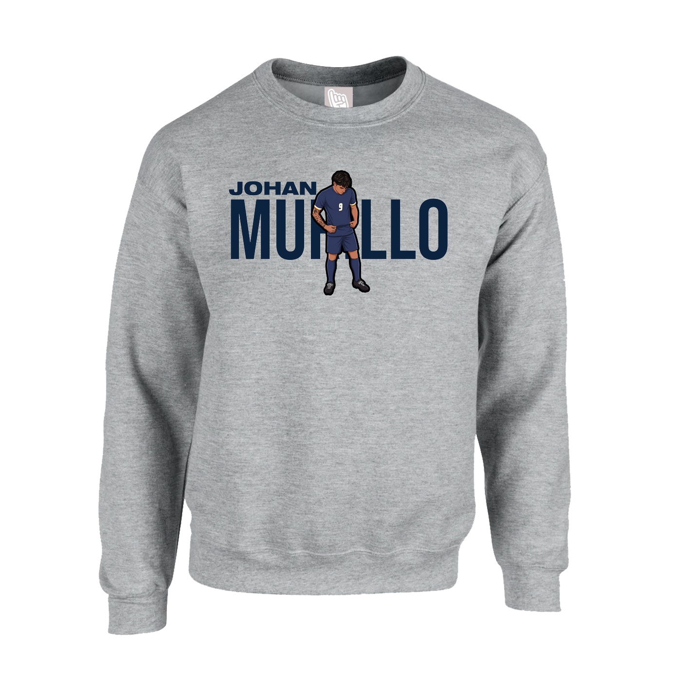Fleece Crew — Player Name in Grey