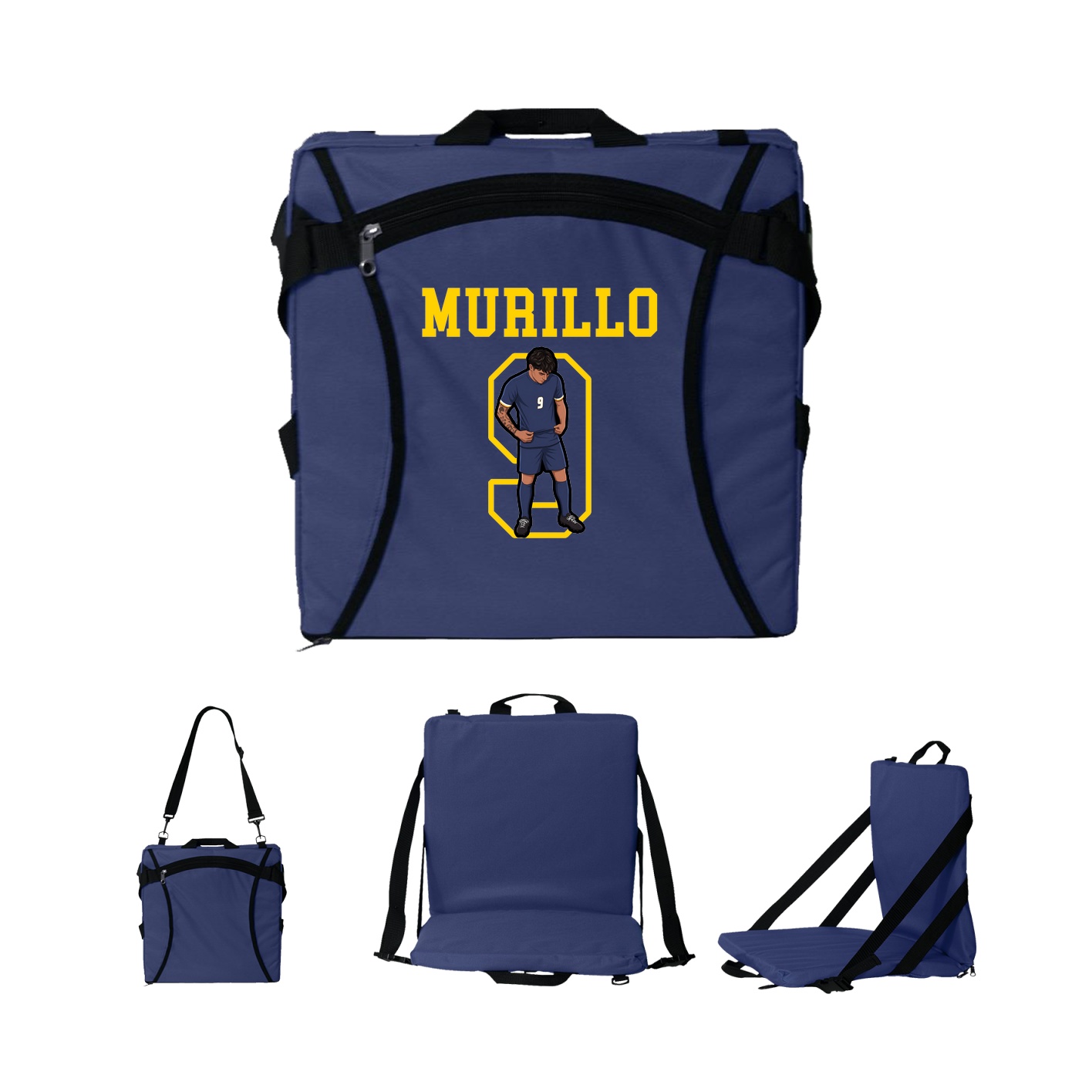 Folding Stadium Seat — Shirsey in Navy