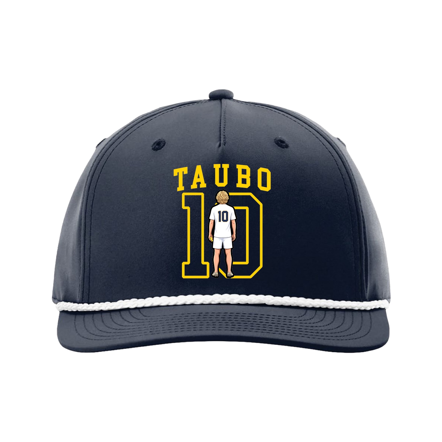 Five-Panel Classic Rope Cap — Shirsey in Navy