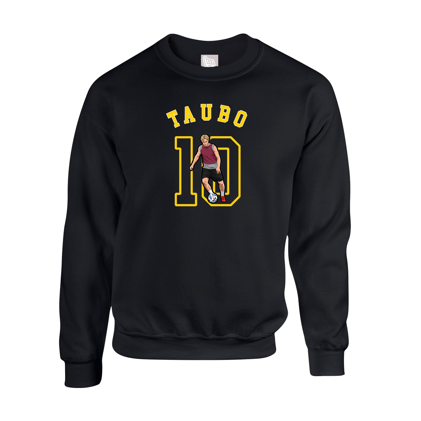 Fleece Crew — Shirsey Arch in Black