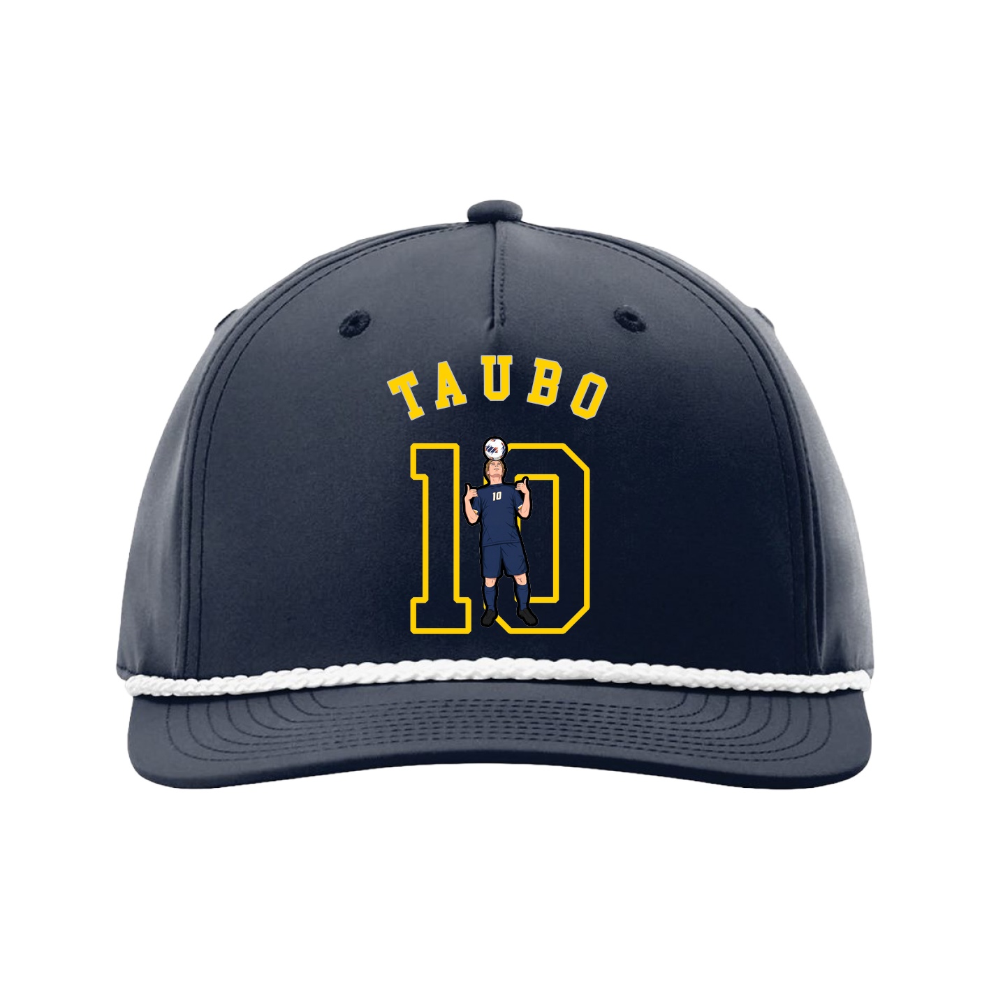 Five-Panel Classic Rope Cap — Shirsey Arch in Navy
