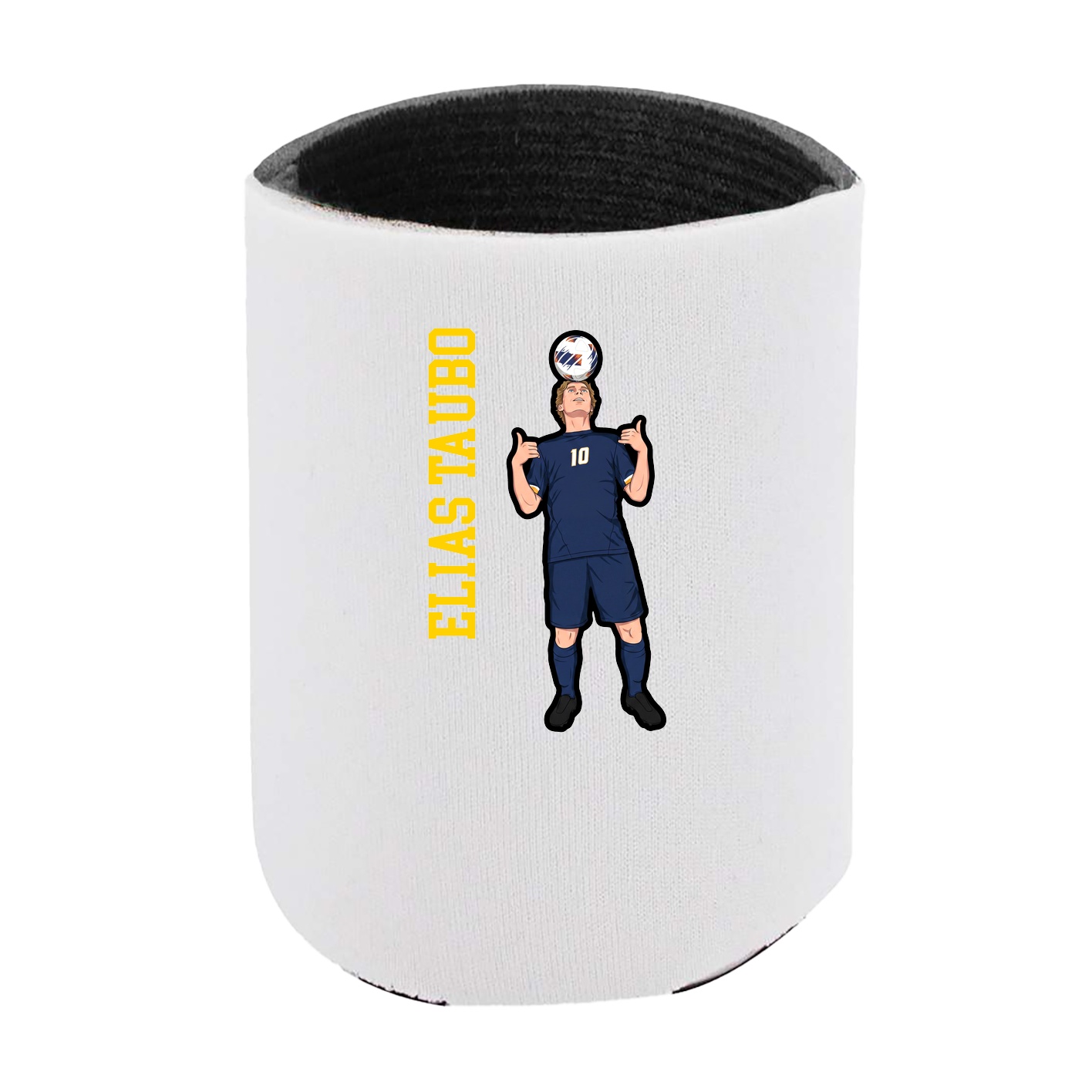 Can Holder — Name Vertical in White