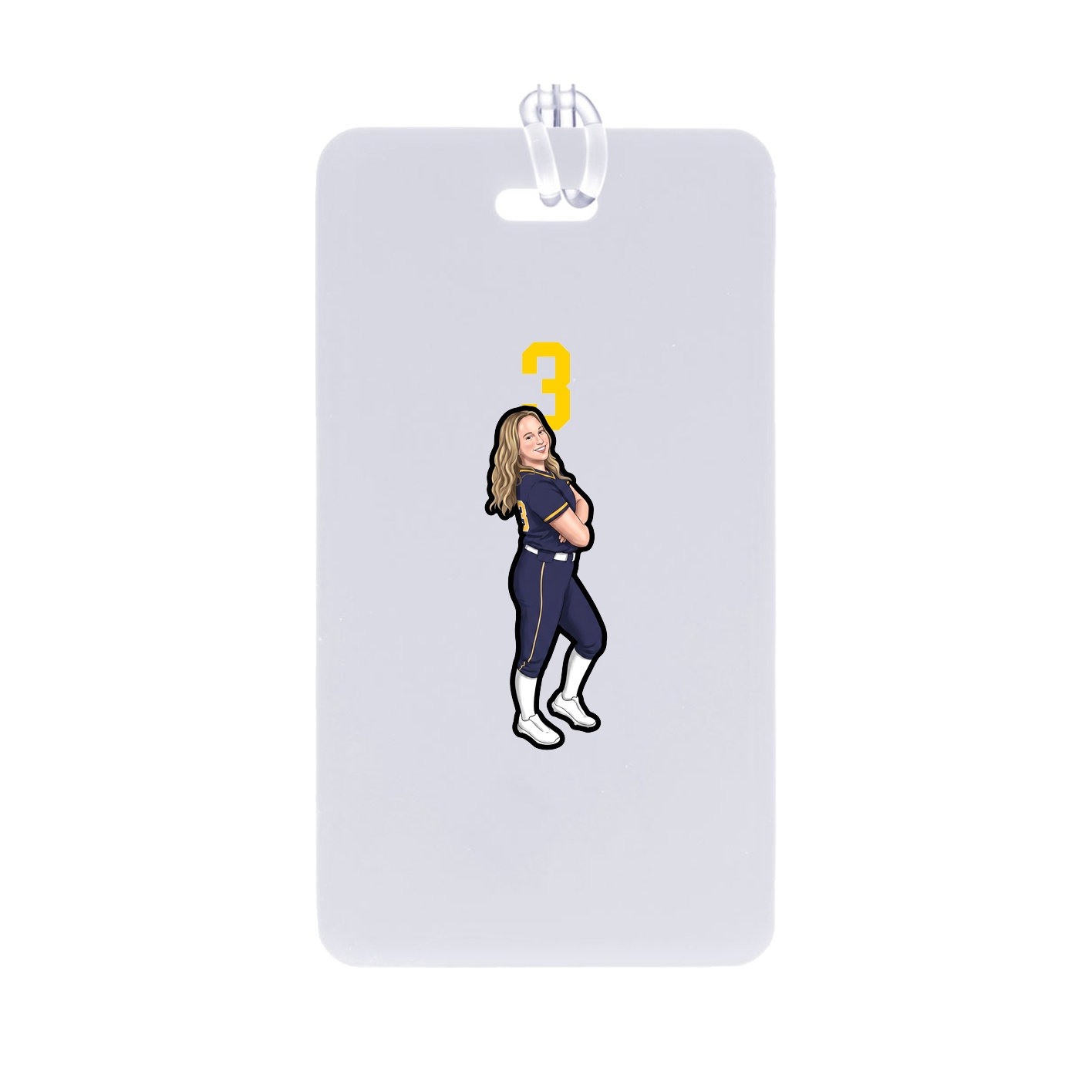 Bag Tag — Number Top in Classic