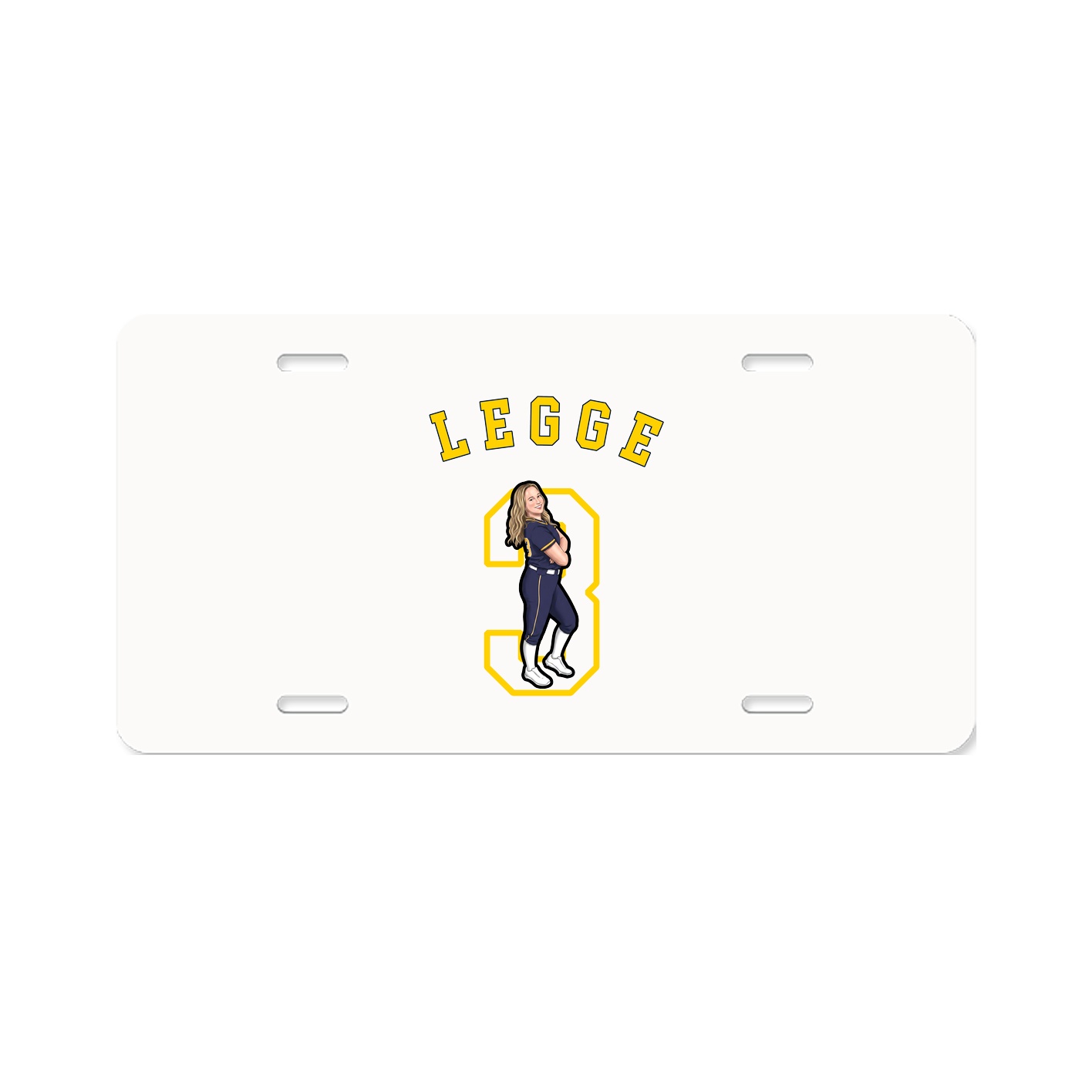 License Plate — Shirsey Arch in Classic