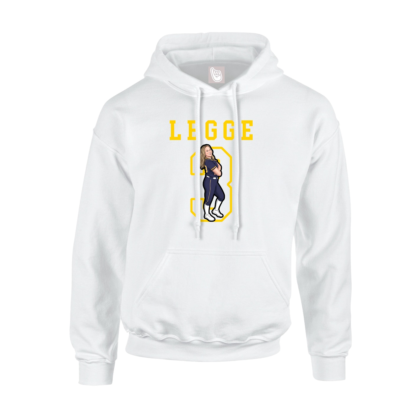 Youth Hoodie — Shirsey in White